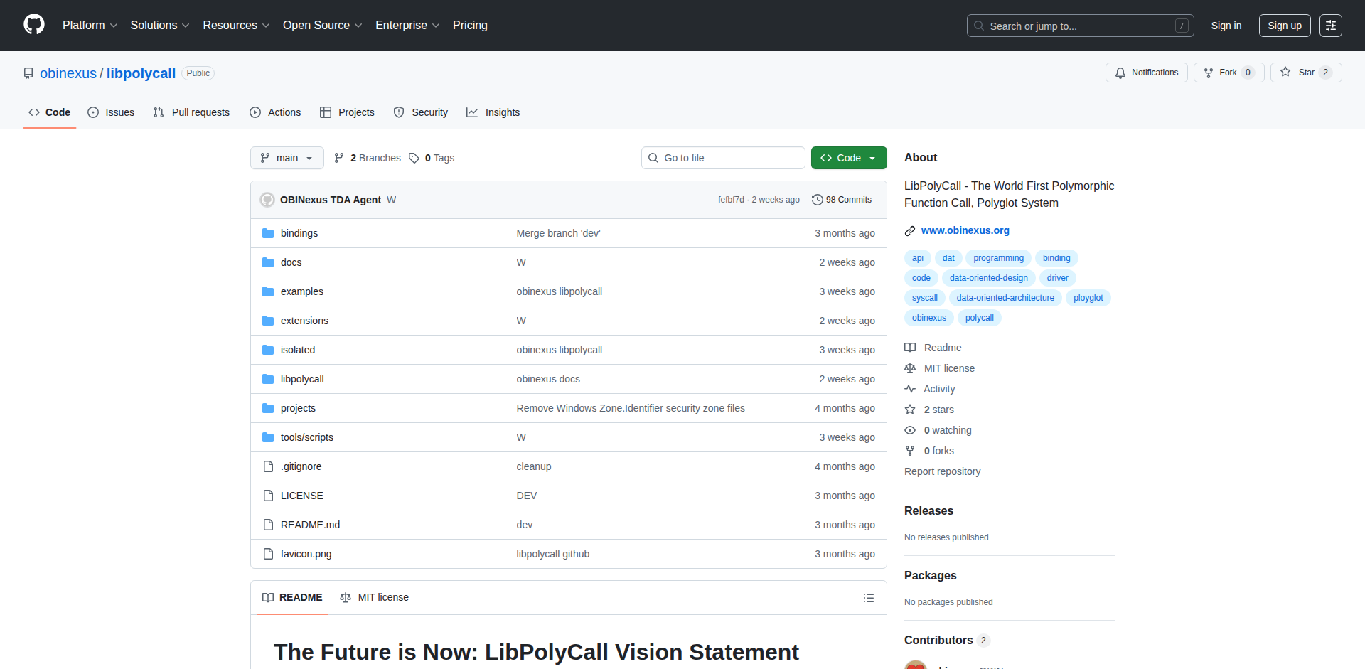LibPolyCall - 言語非依存の相互接続プロトコル