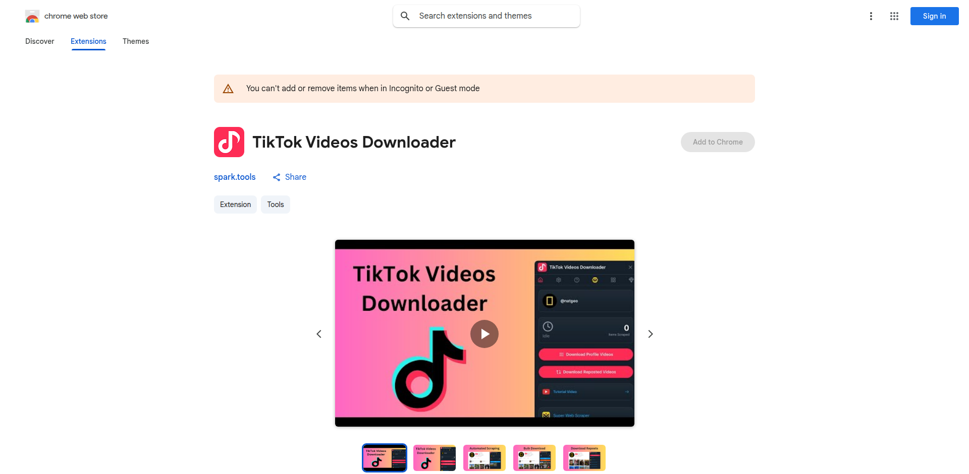 TikTok 動画一括ダウンローダー