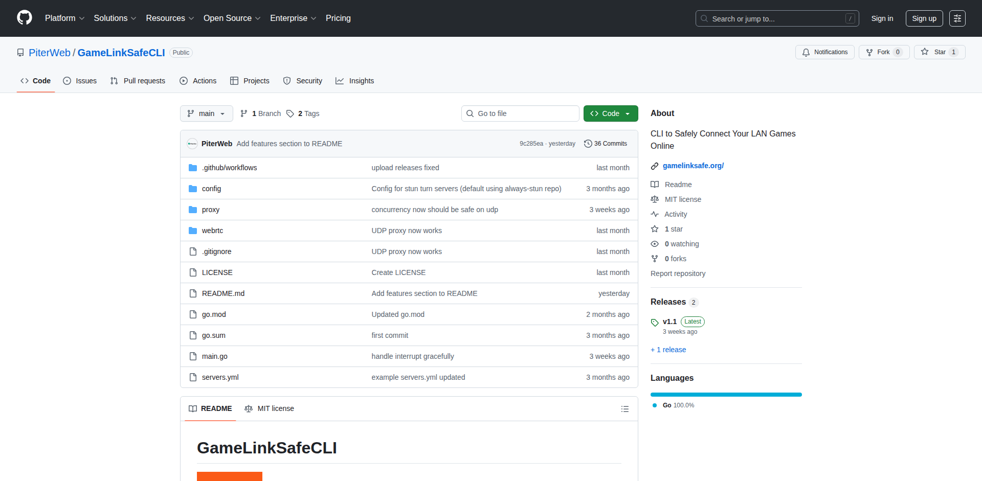 WebRTC穿梭者 CLI