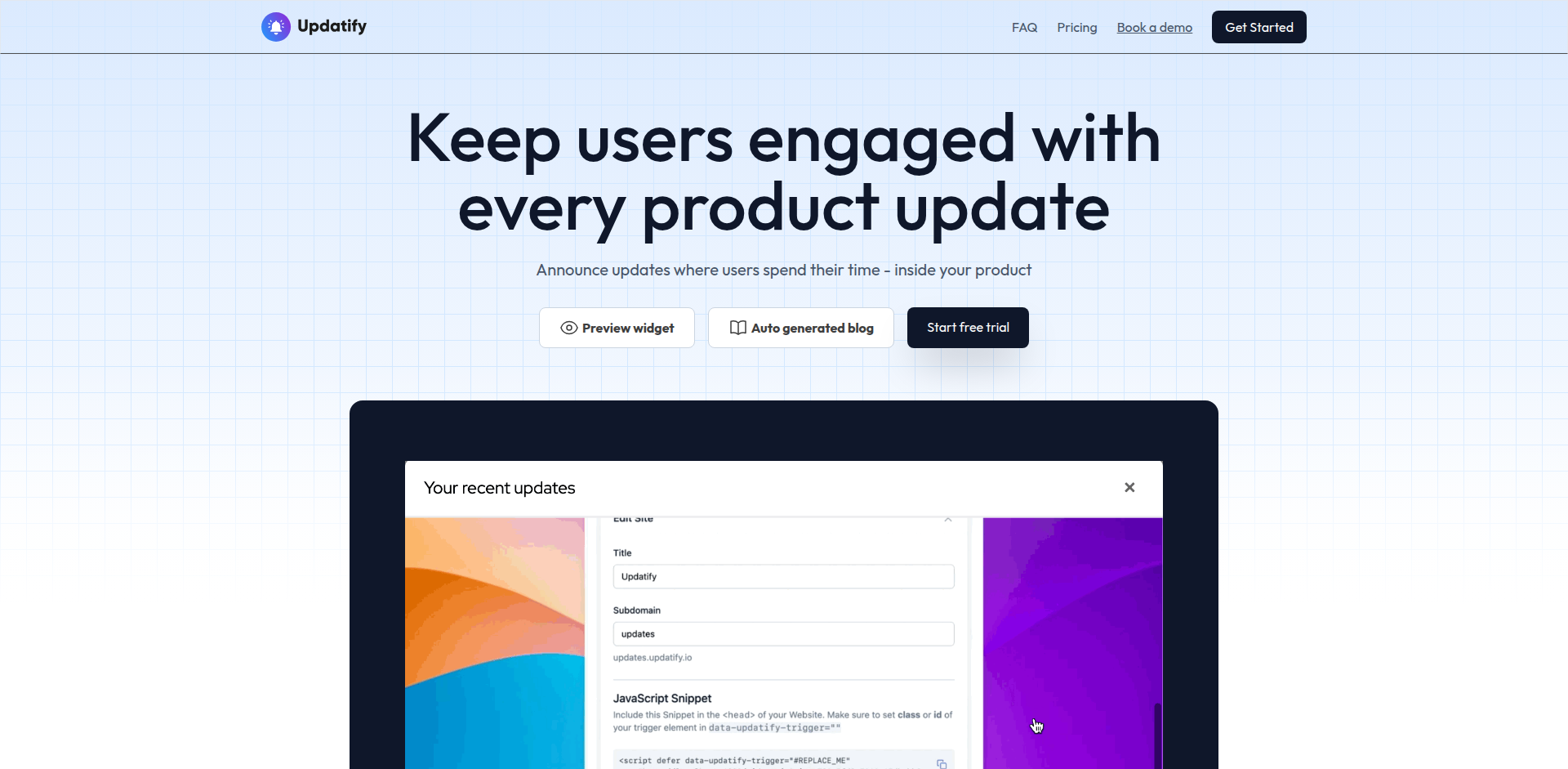 Updatify.io: 智能发布日志助手