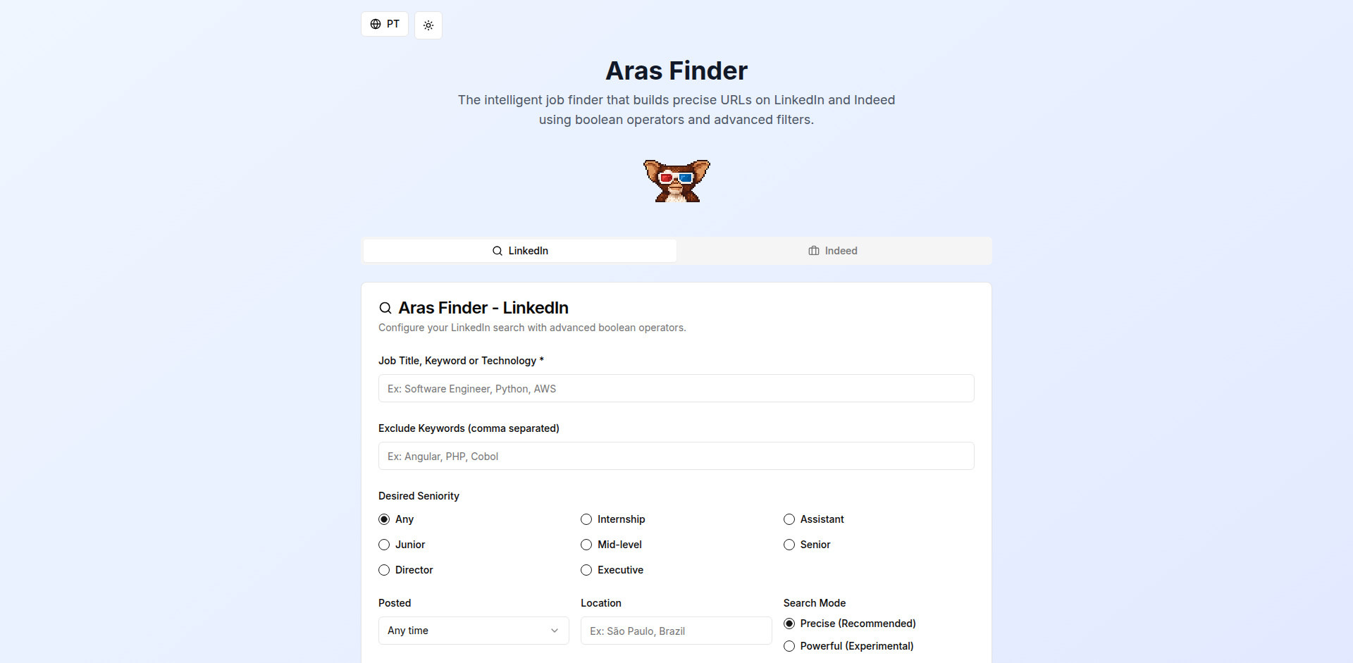 Aras Finder: 精准布尔值招聘搜索助手