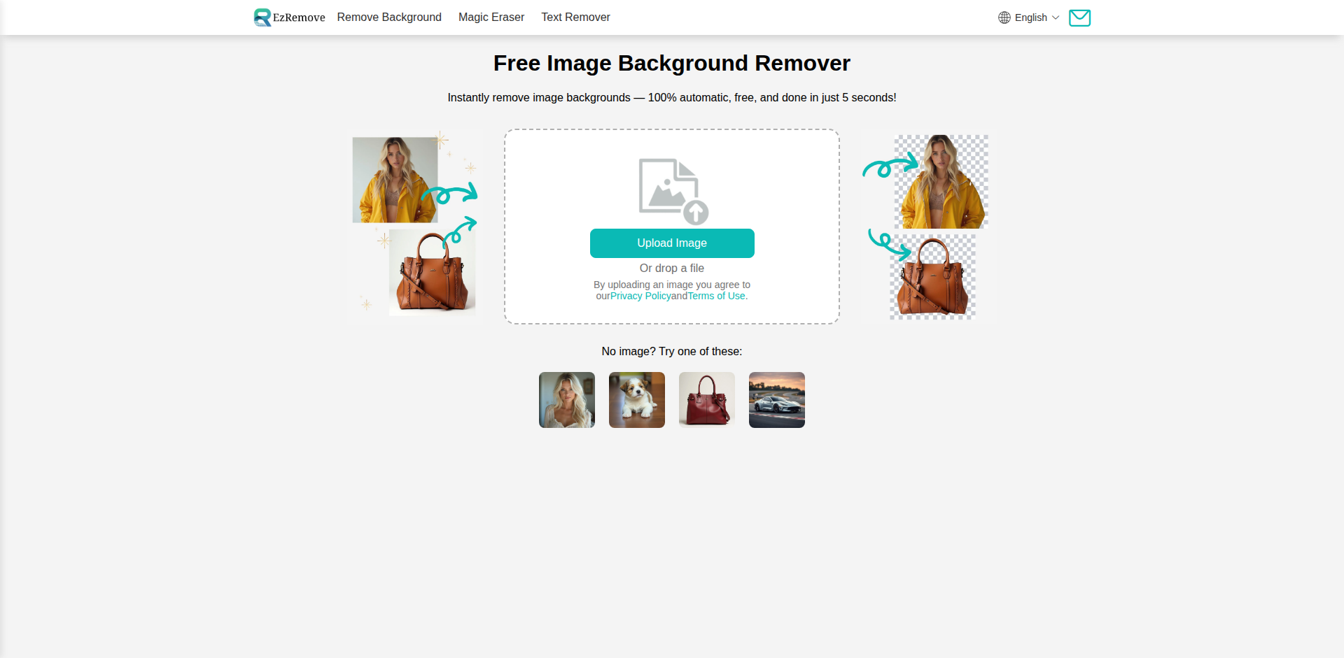 Ezremove AI: 画像背景除去の魔法