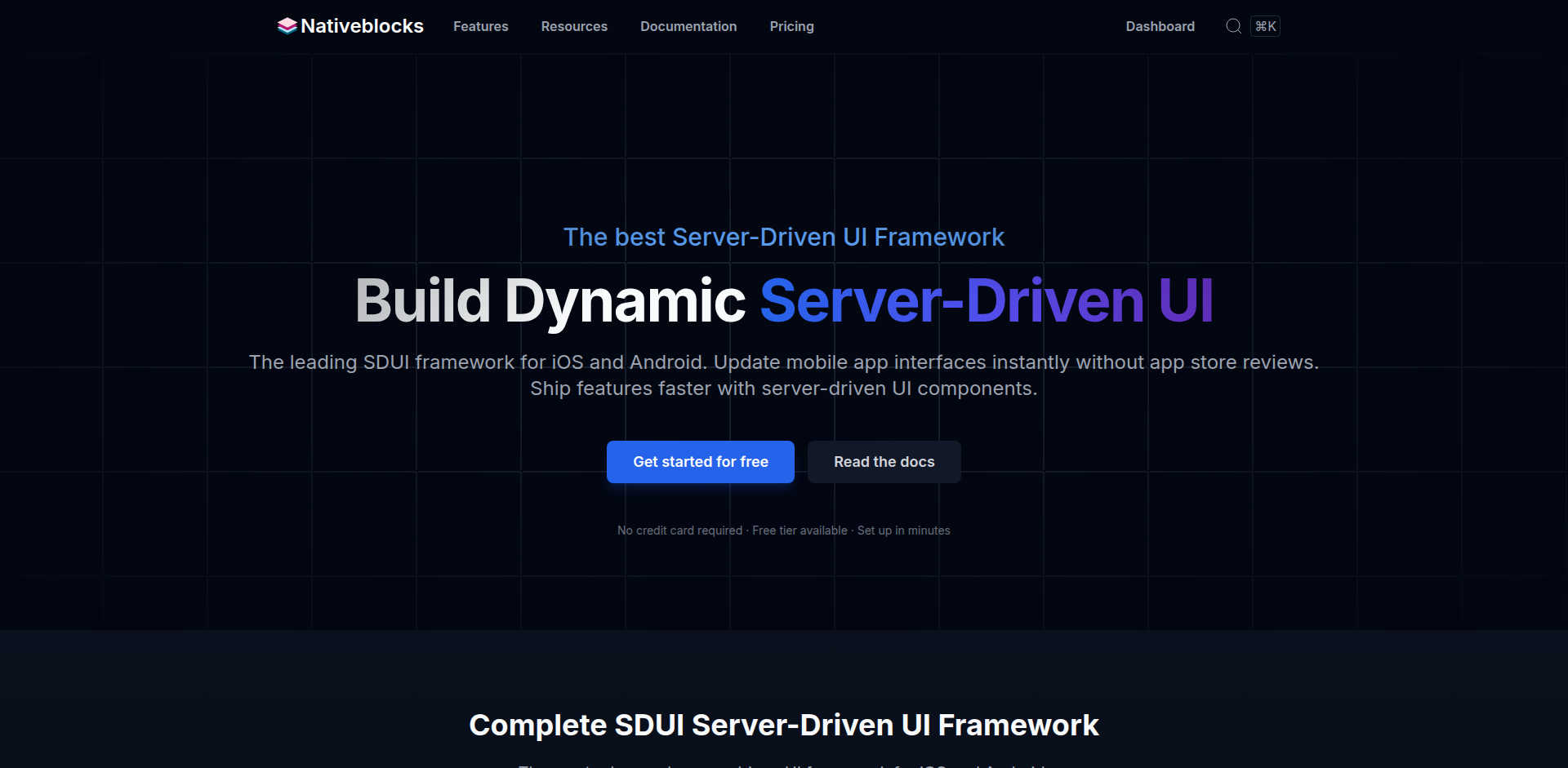 ネイティブブロック – サーバー駆動UIプラットフォーム