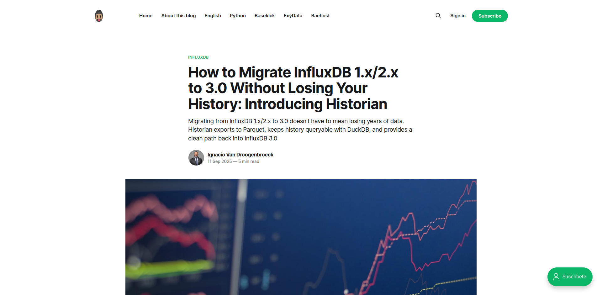 Historian – InfluxDB 1.x/2.x から 3.0 への Parquet/DuckDB ブリッジ