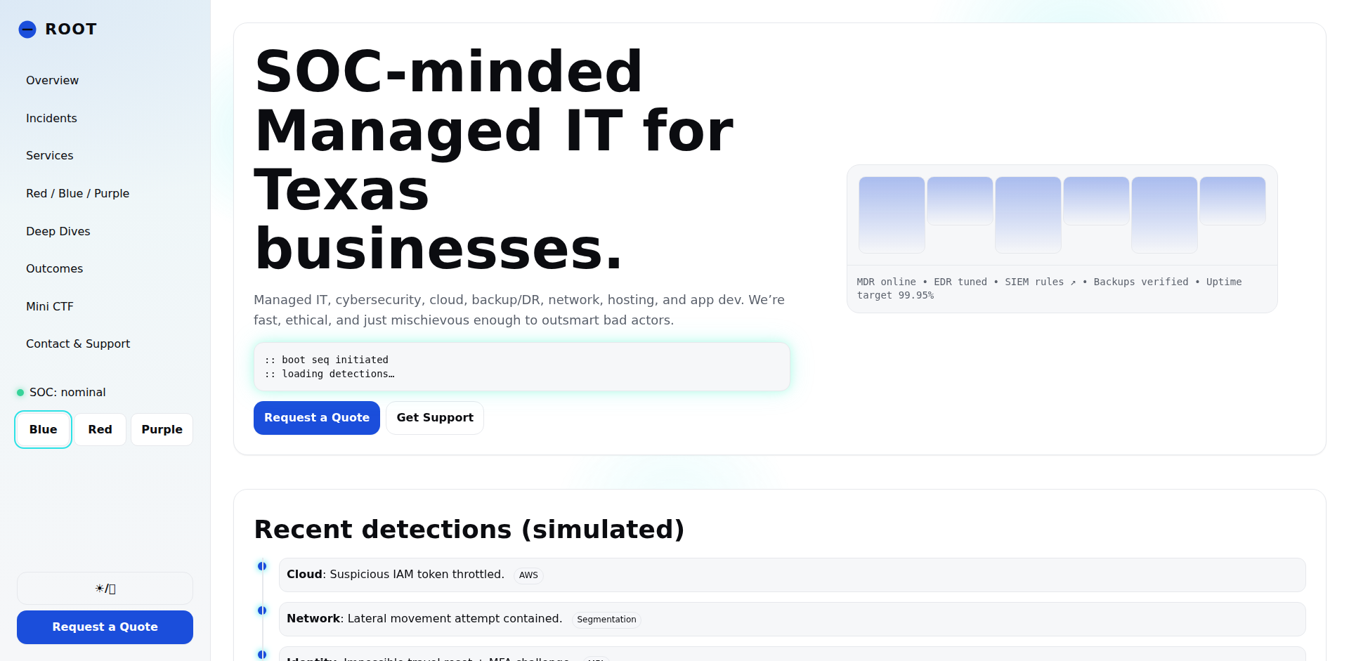 RootManagedServices: 自動化された透明なIT運用サービス