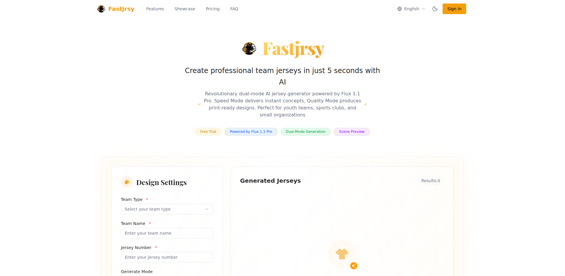 Fastjrsy - チームジャージを瞬時に生成