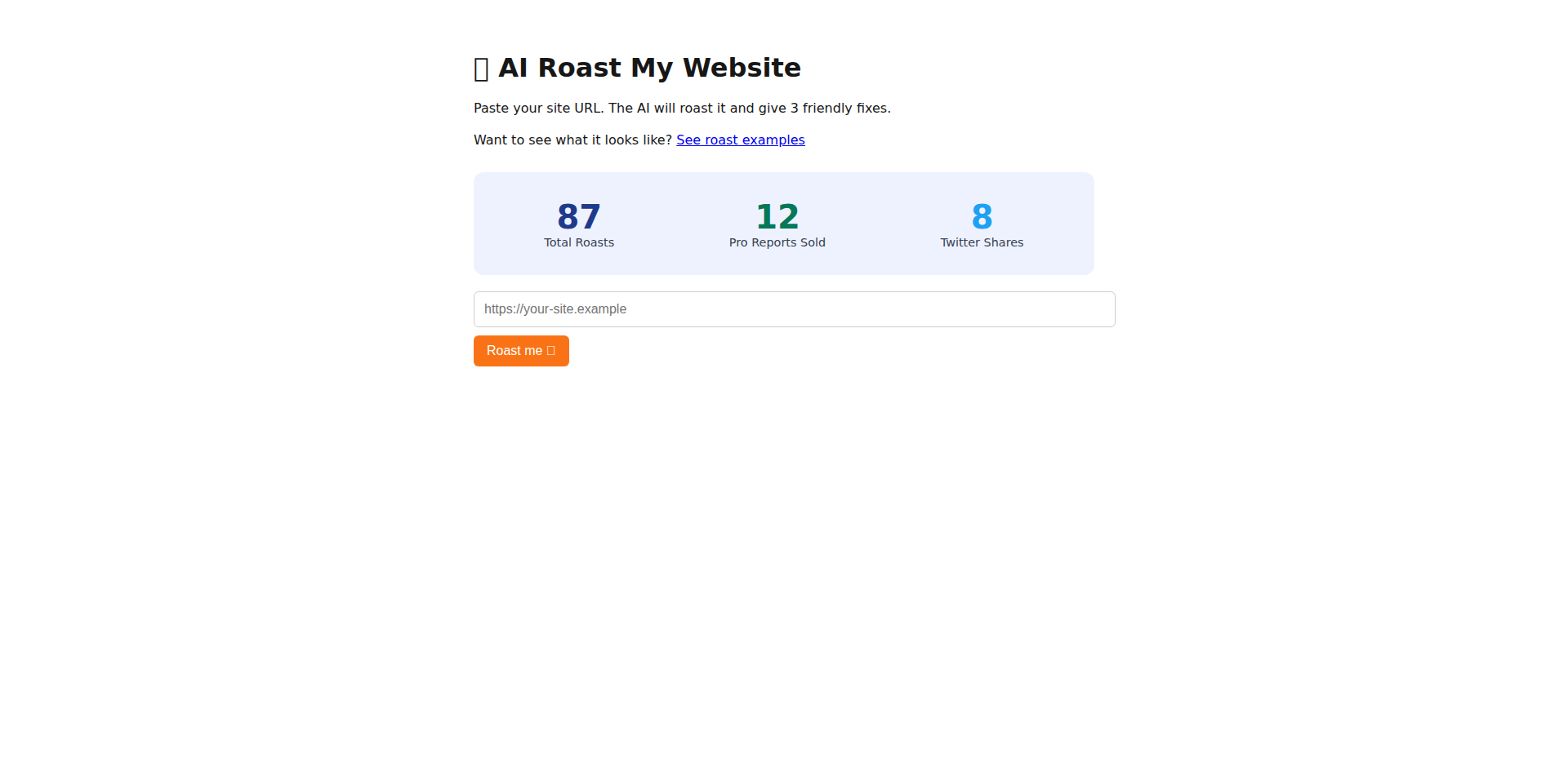 AI Roast