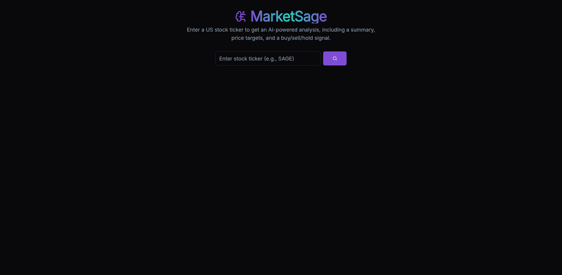 StockVision: The Simple Stock Analyzer