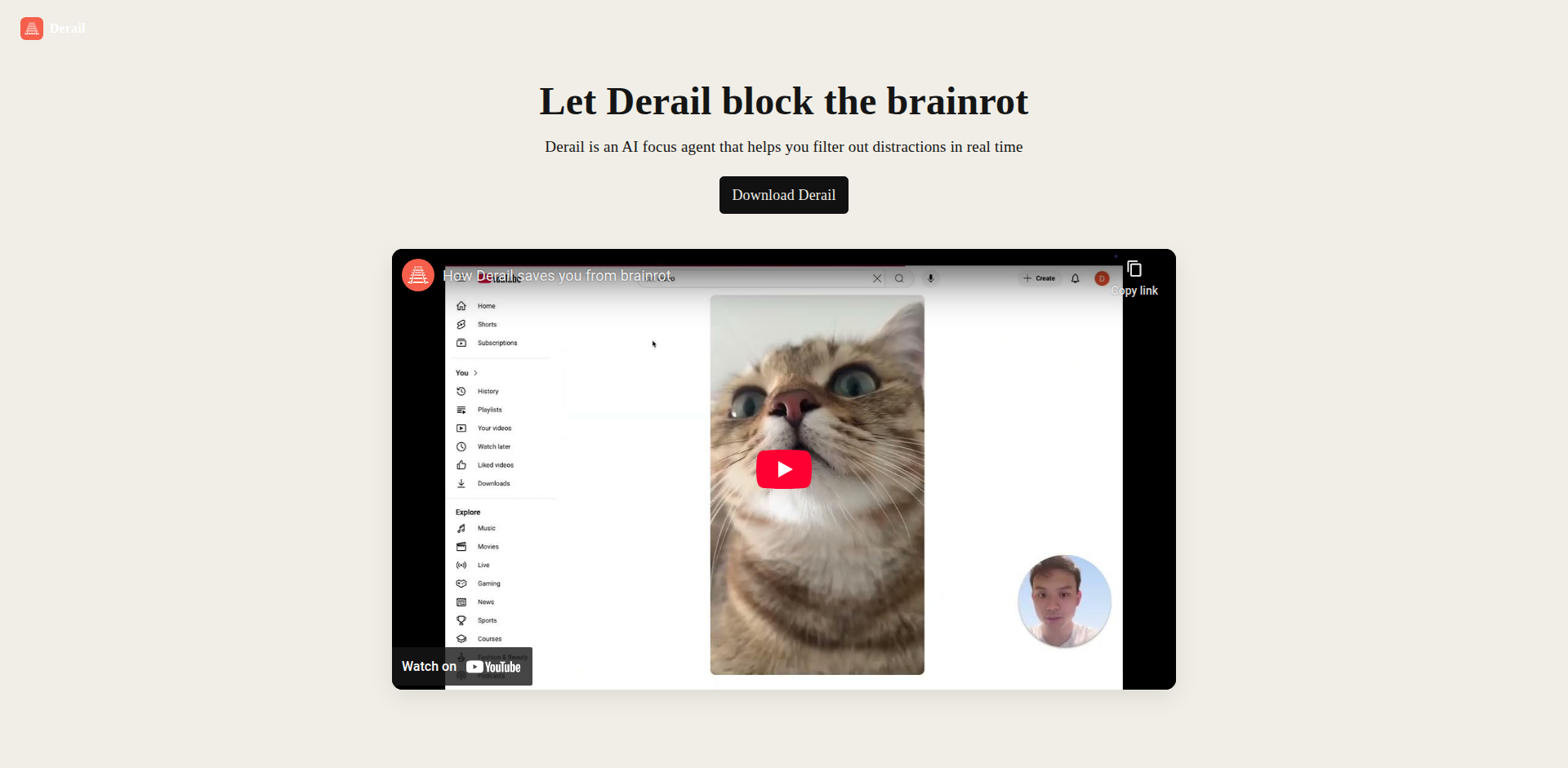 Derail: LLM-Powered Intent Guardian