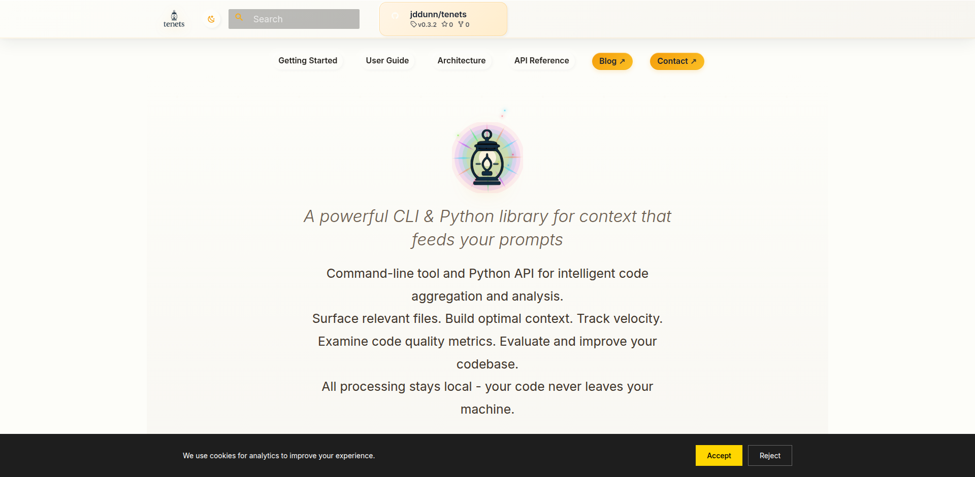 Tenets CLI: Context-Aware Prompt Augmentation