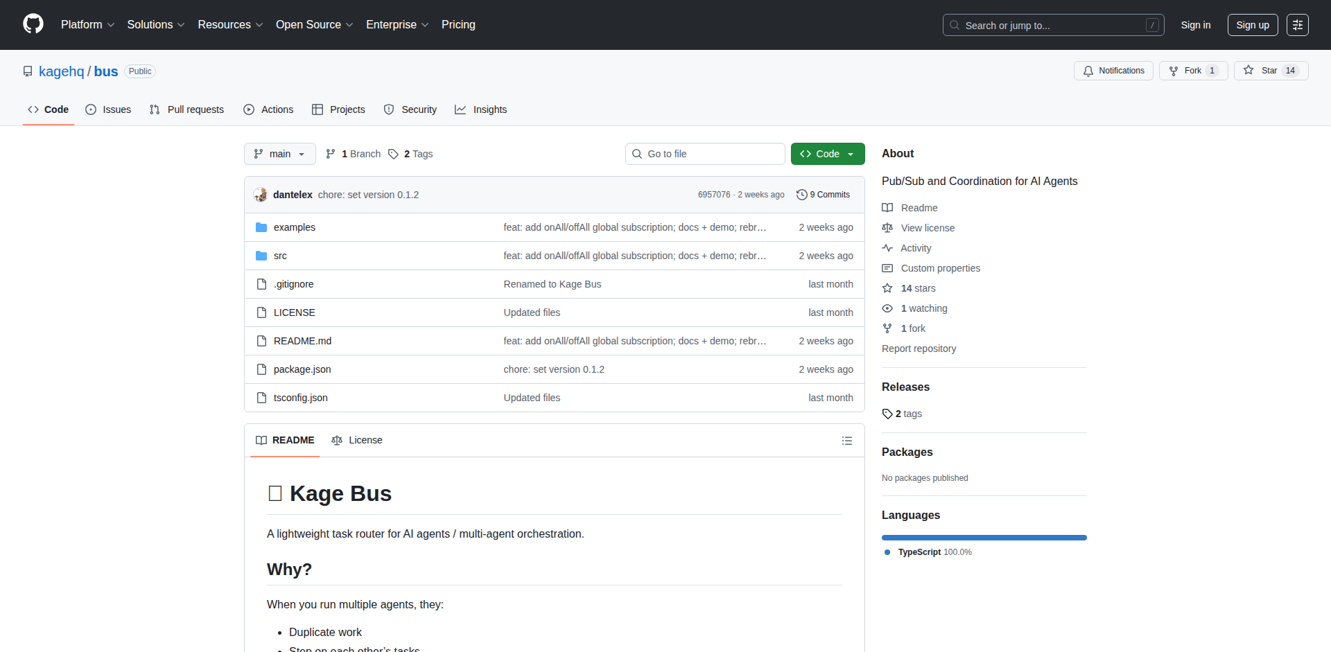 AgentBus: AI Agent Orchestration