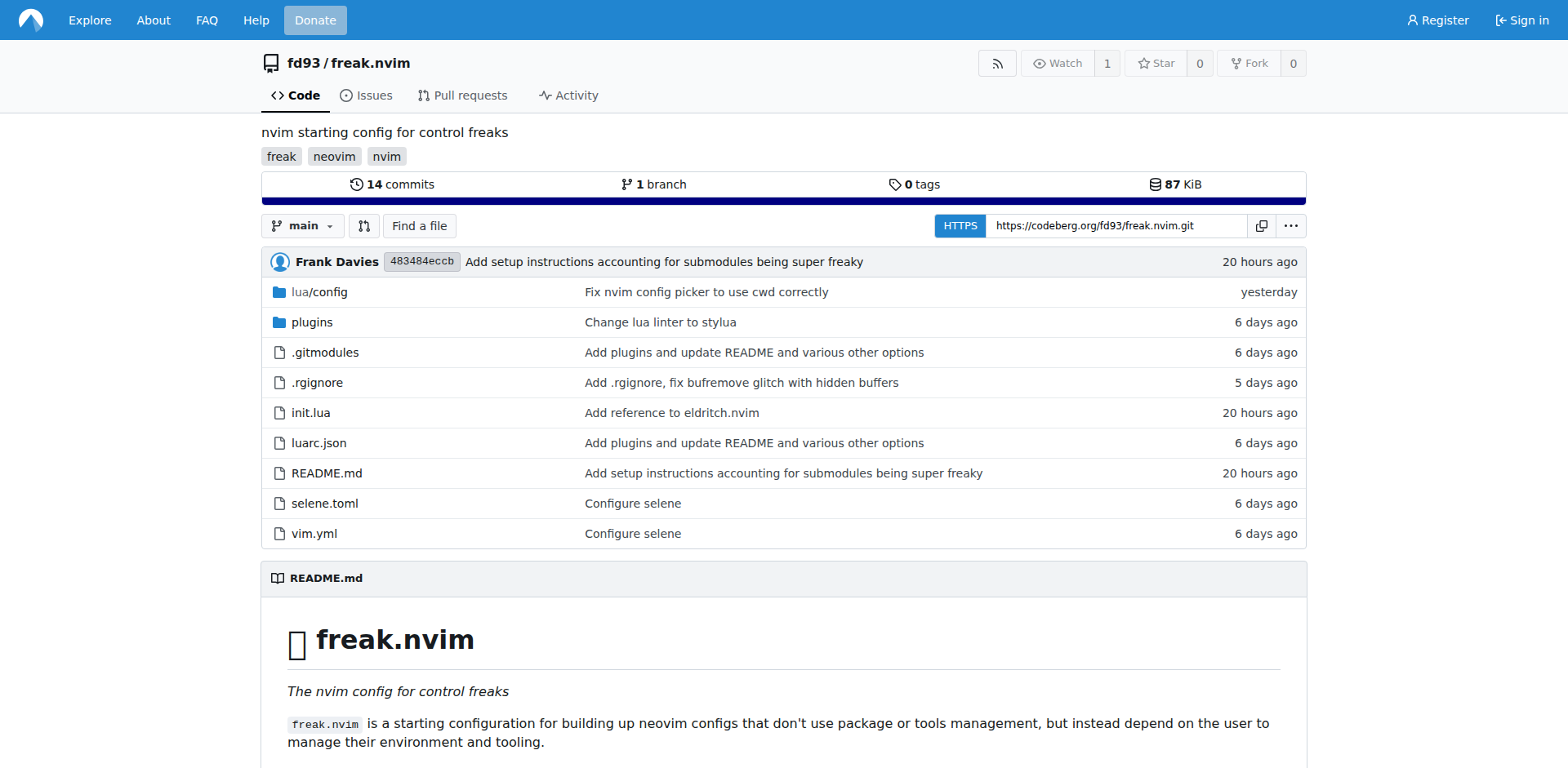 Freak.nvim: The Config Master for Neovim Enthusiasts