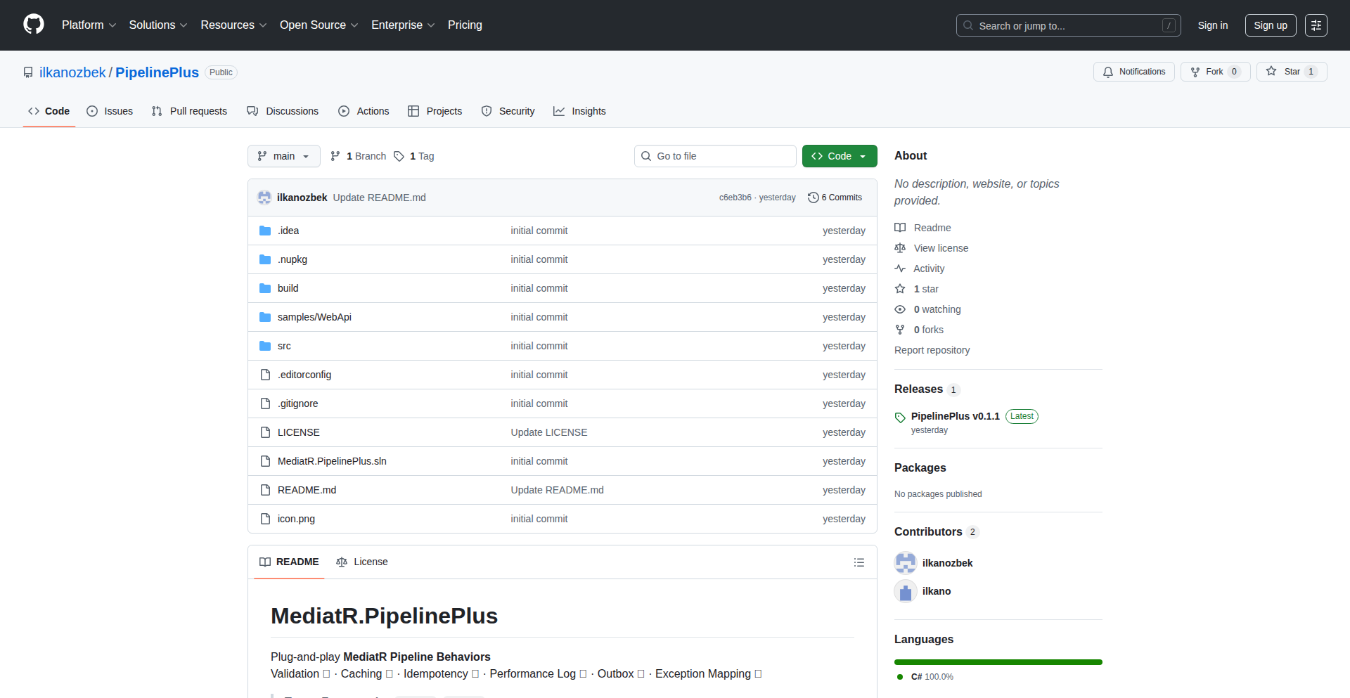 PipelinePlus: .NET MediatR 管道增强组件