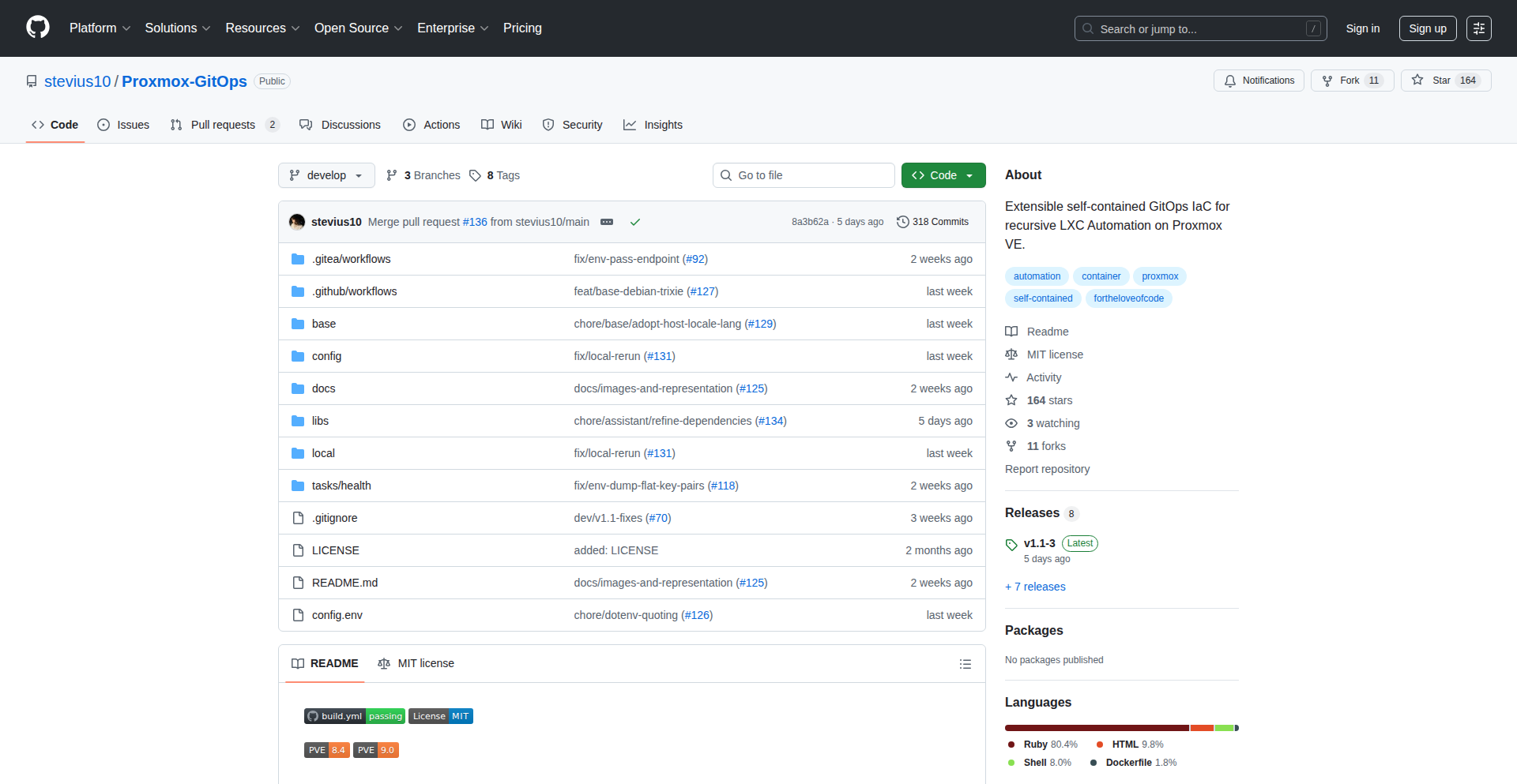 Proxmox-GitOps：递归式基础设施即代码容器自动化