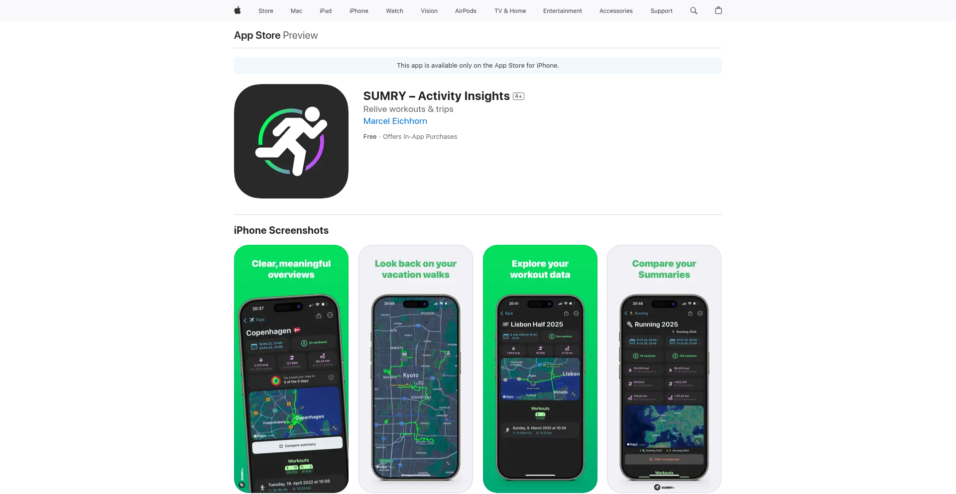 SUMRY: HealthKit データ可視化＆洞察ツール
