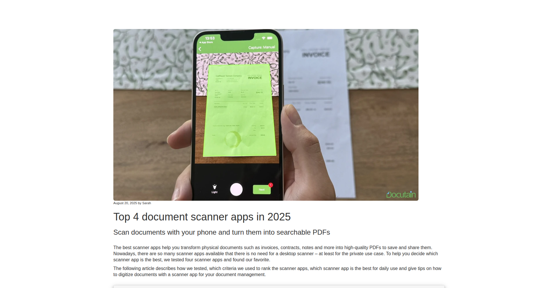 Mobile Scanner Pro 2025
