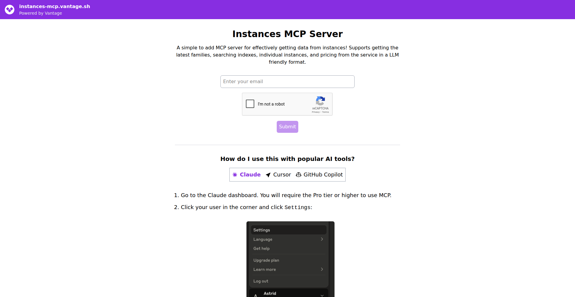 MCP for EC2instances.info