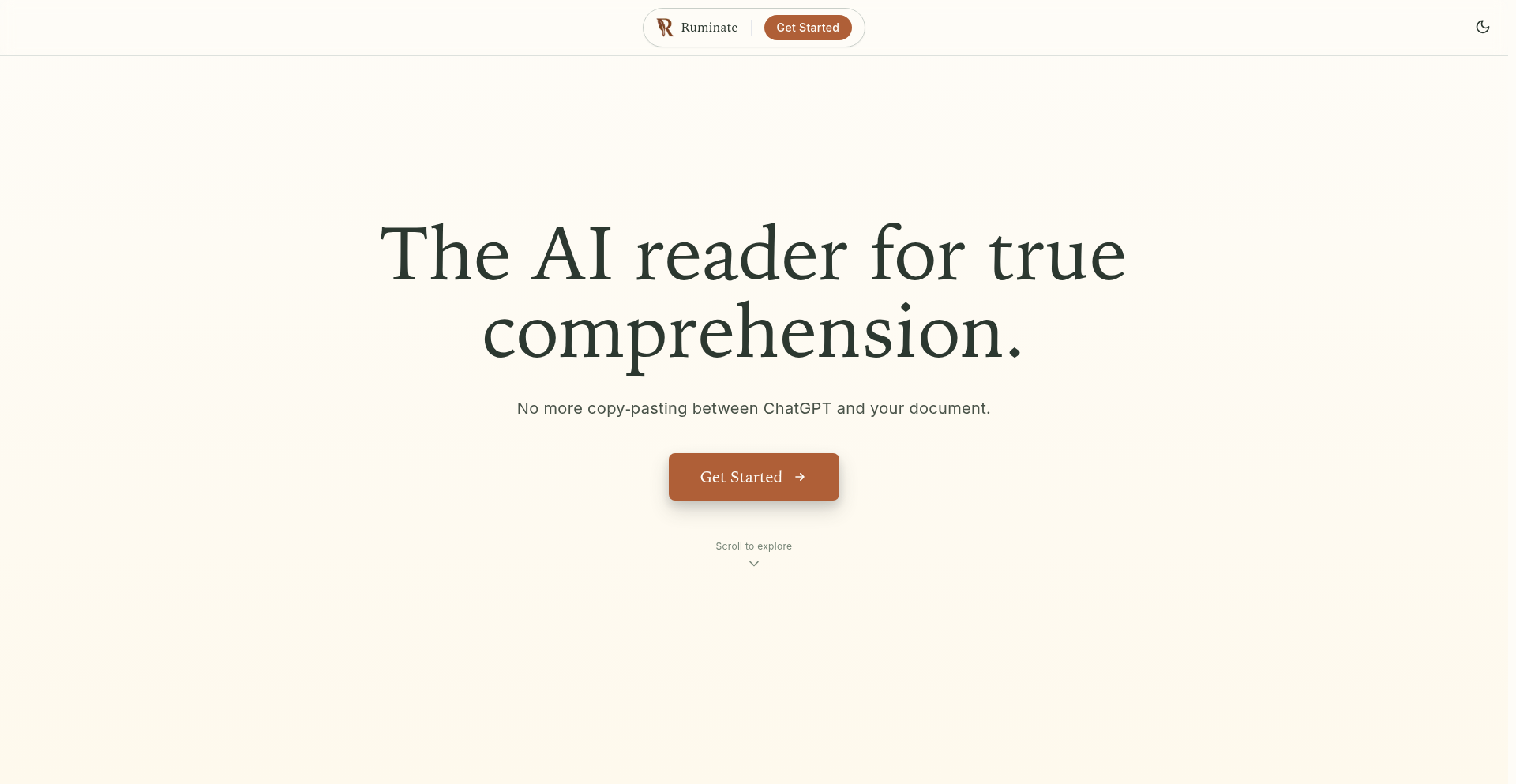 Ruminate: AI洞察読書アシスタント