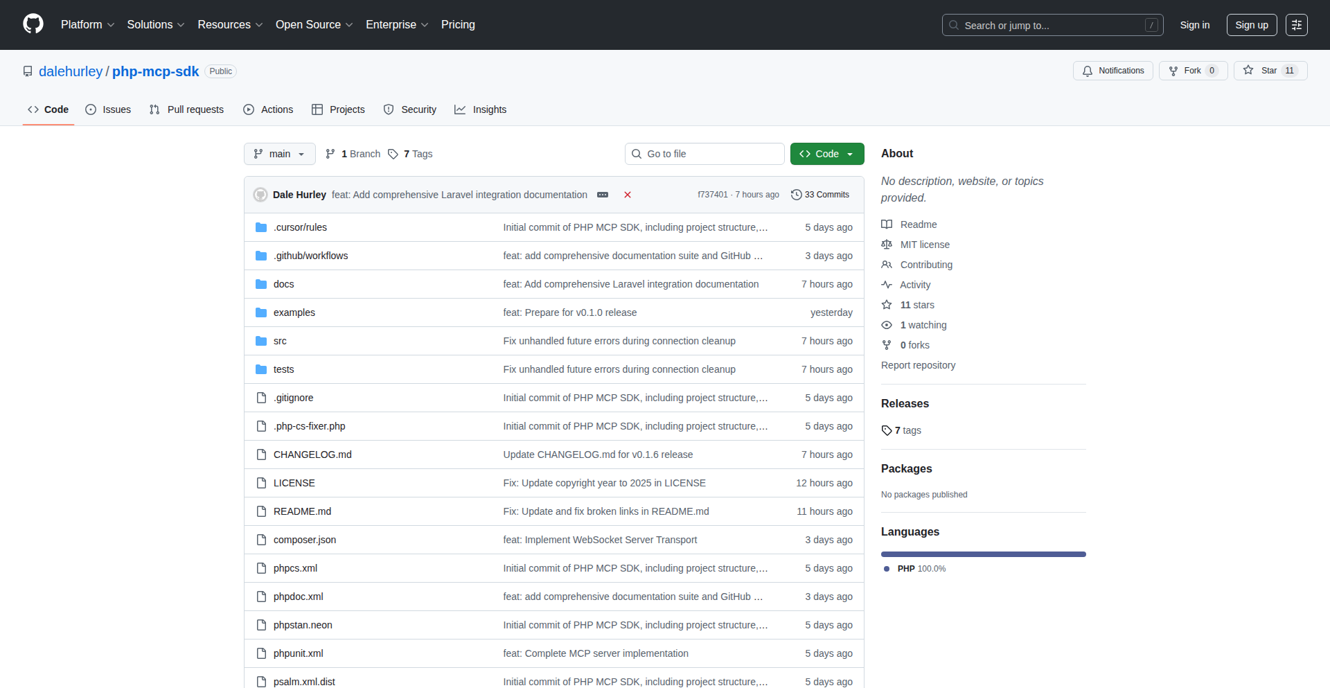 PHP MCP SDK