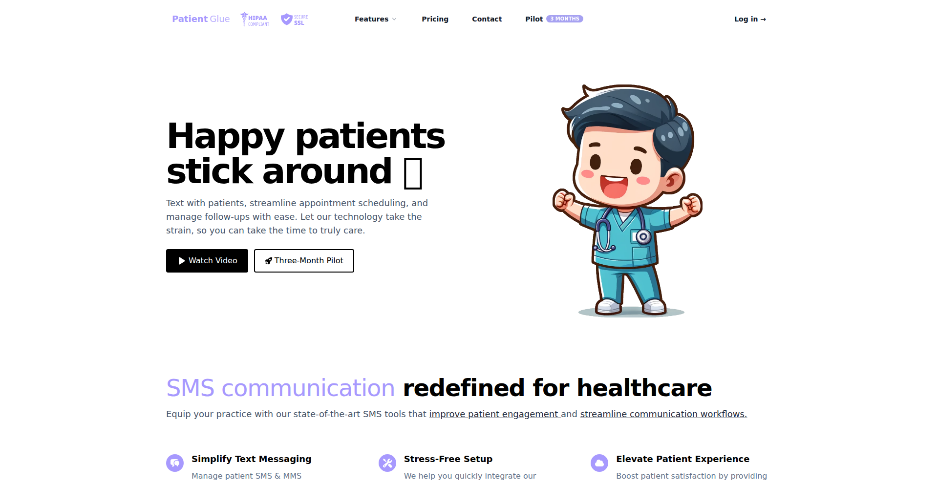 Patient Glue: ヘルスケア向け統合SMSプラットフォーム