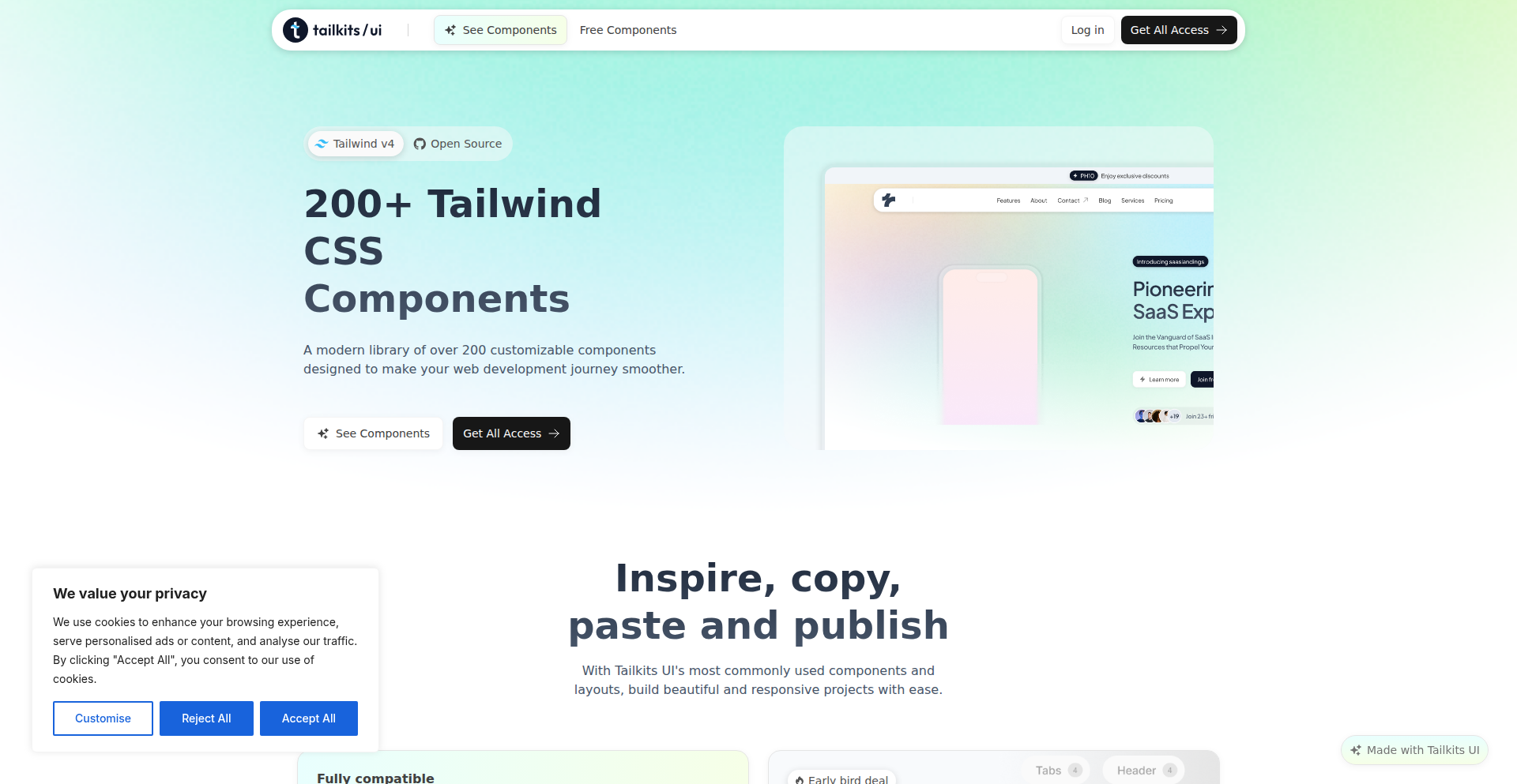 Tailkits UI: Tail-Powered Component Library