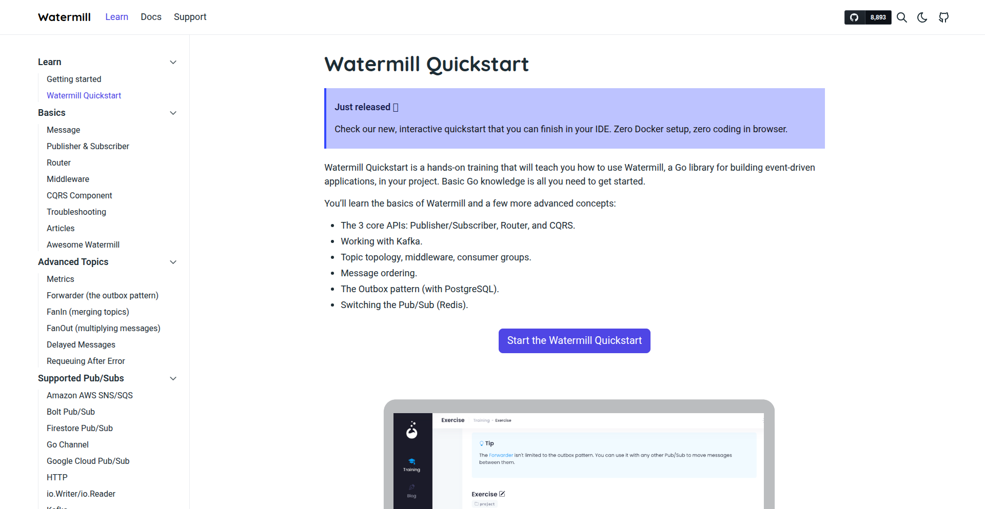 Watermill Quickstart: Event-Driven Architecture Navigator