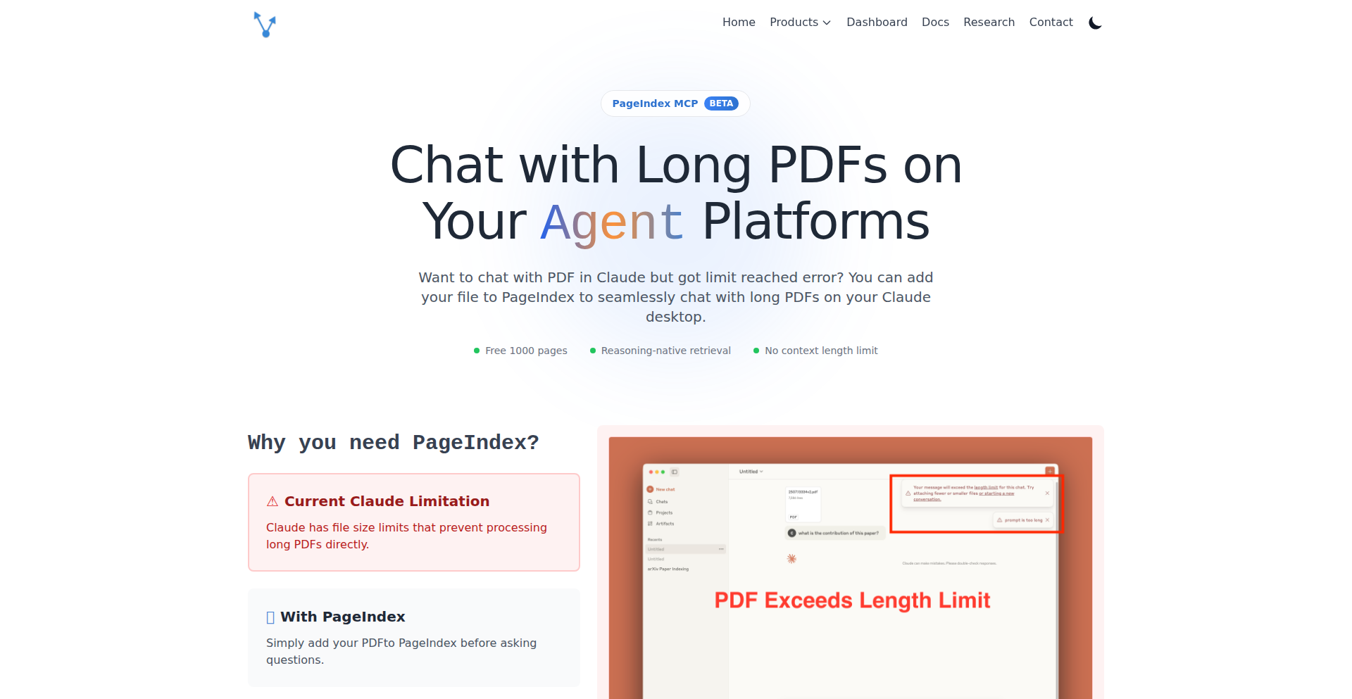 Page-Index MCP: 长文档的智能问答引擎
