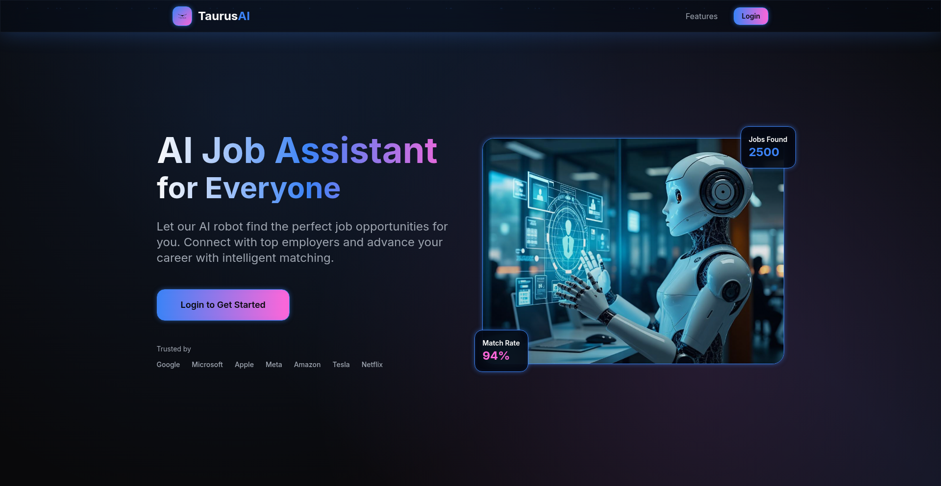 TaurusAI Job Navigator