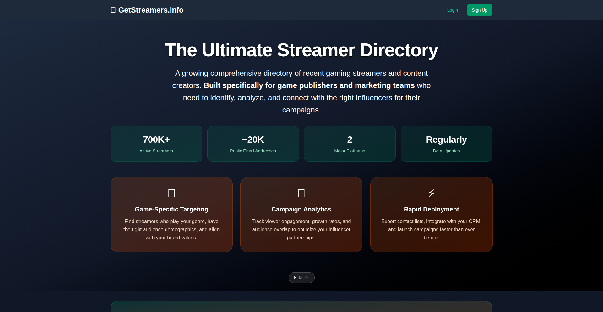 StreamerConnect Direct
