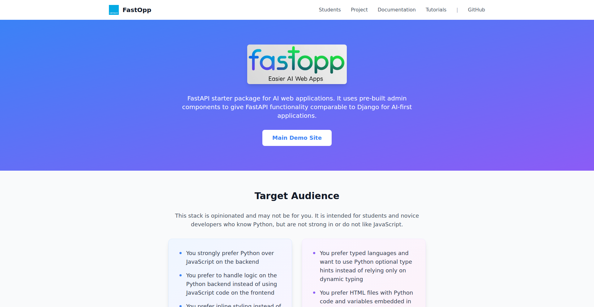 FastOpp: AIアプリケーション開発高速化スターターキット