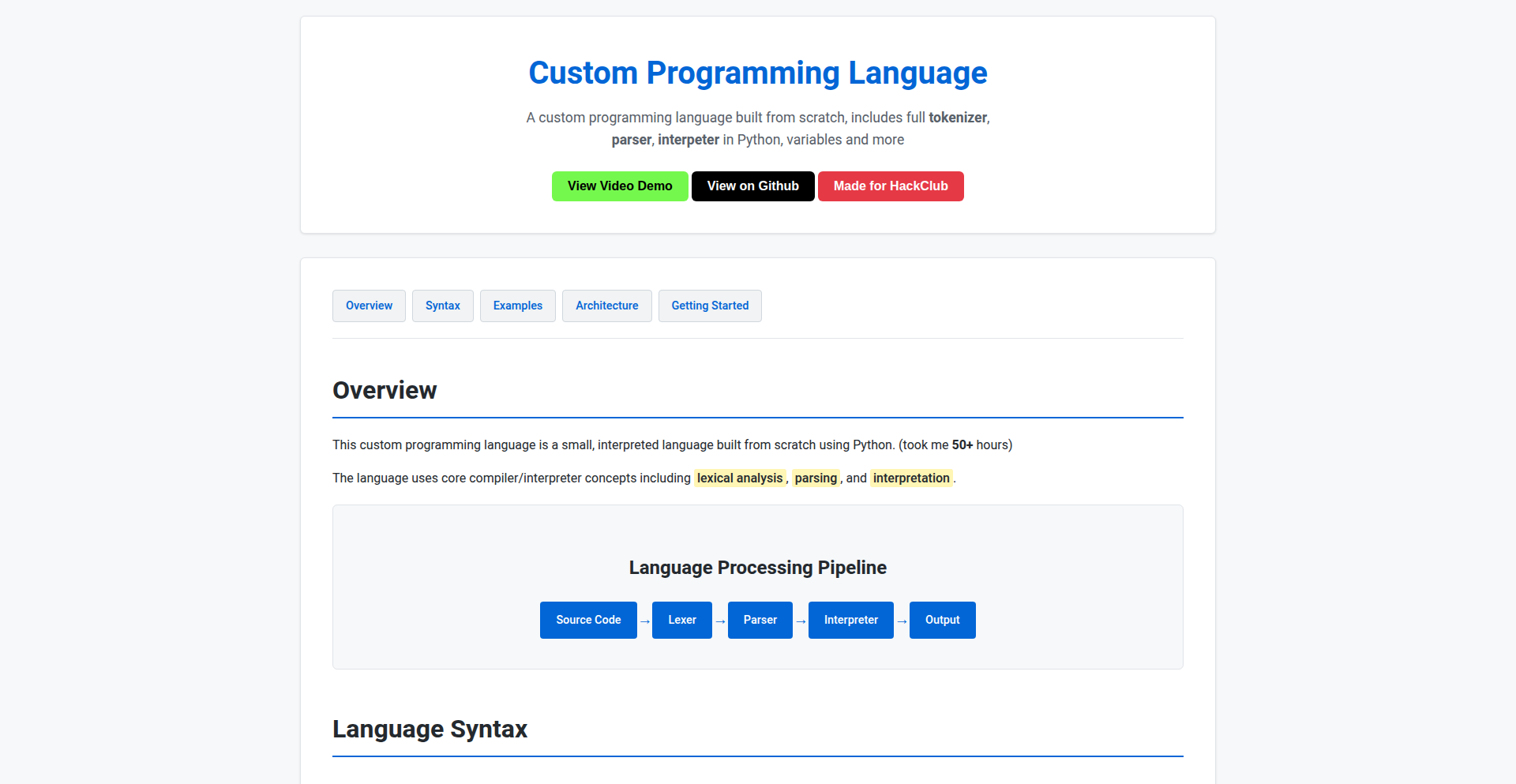 15歳からのカスタムインタープリター型プログラミング言語