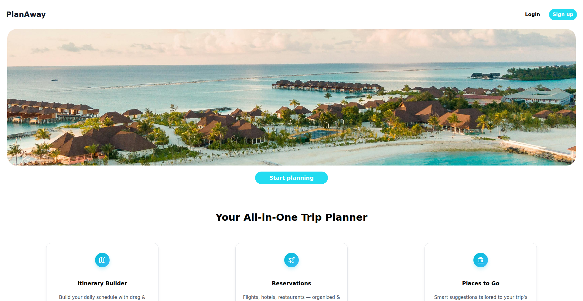 PlanAway：グループ旅行整理ハブ
