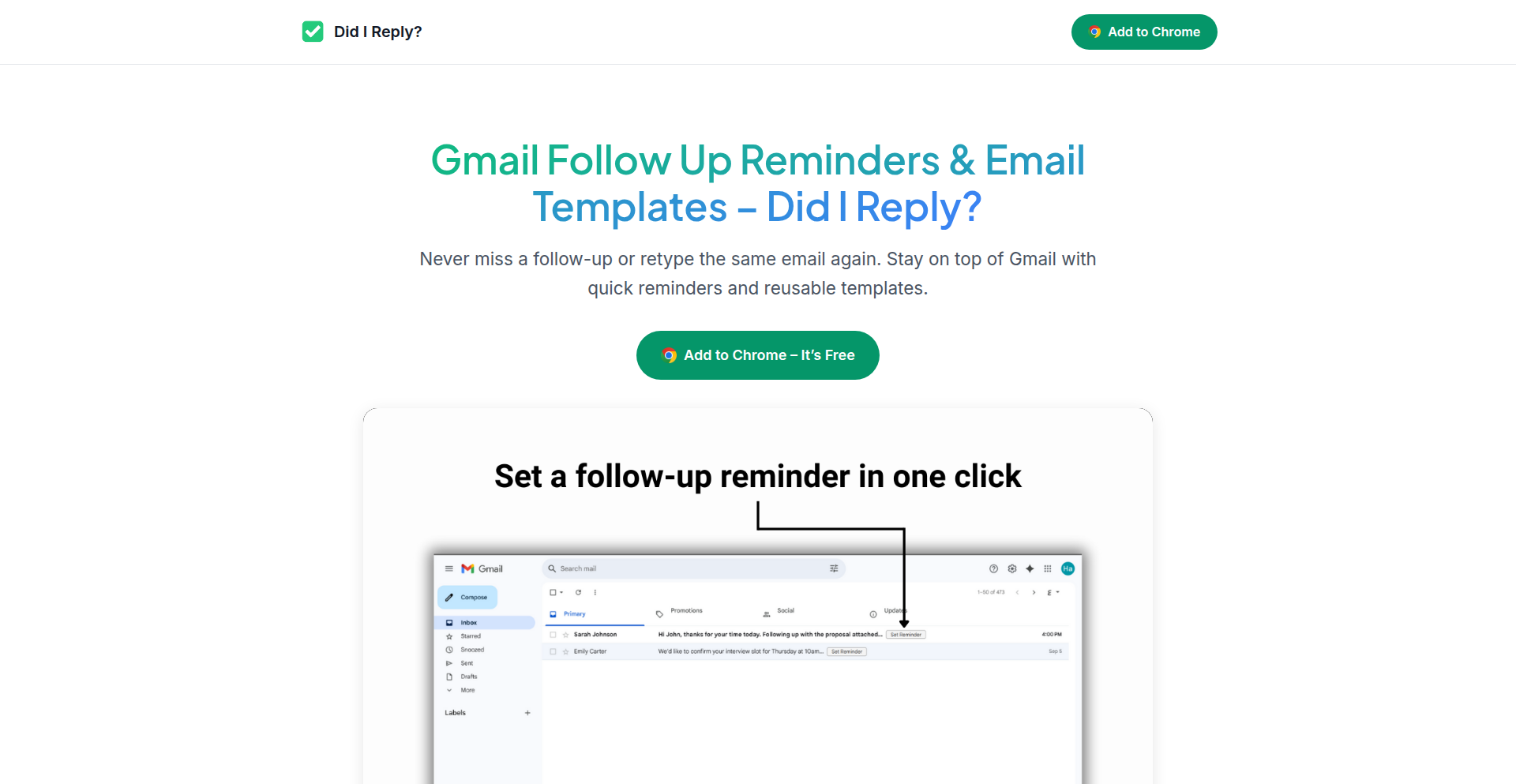 Gmail跟进小助手