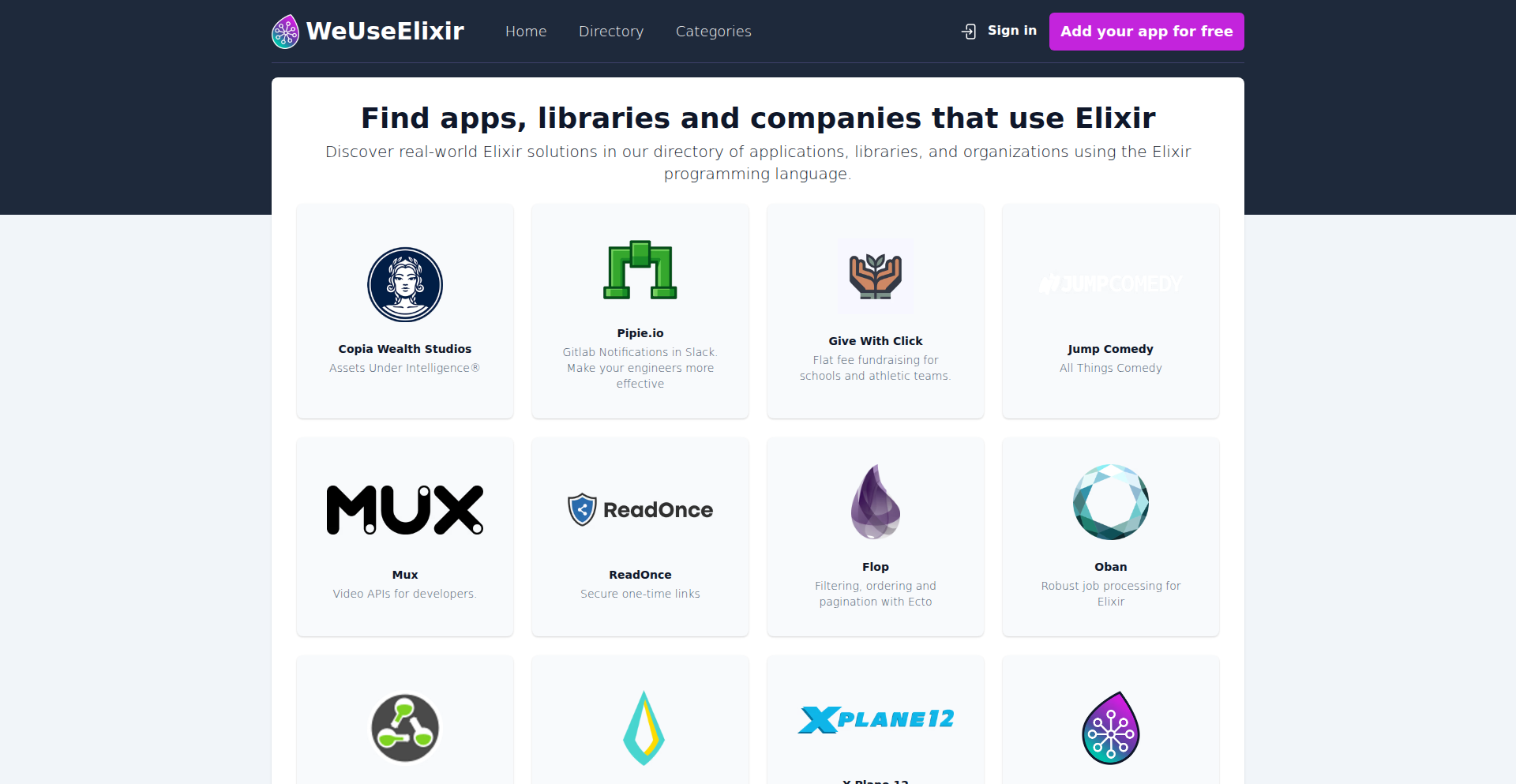 Elixir社区项目导航
