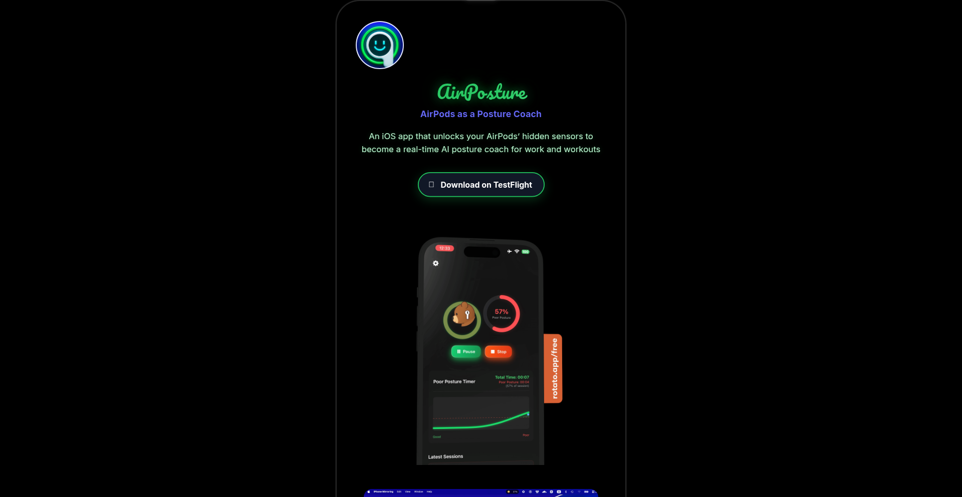 AirPosture: AirPodsPostureコーチ