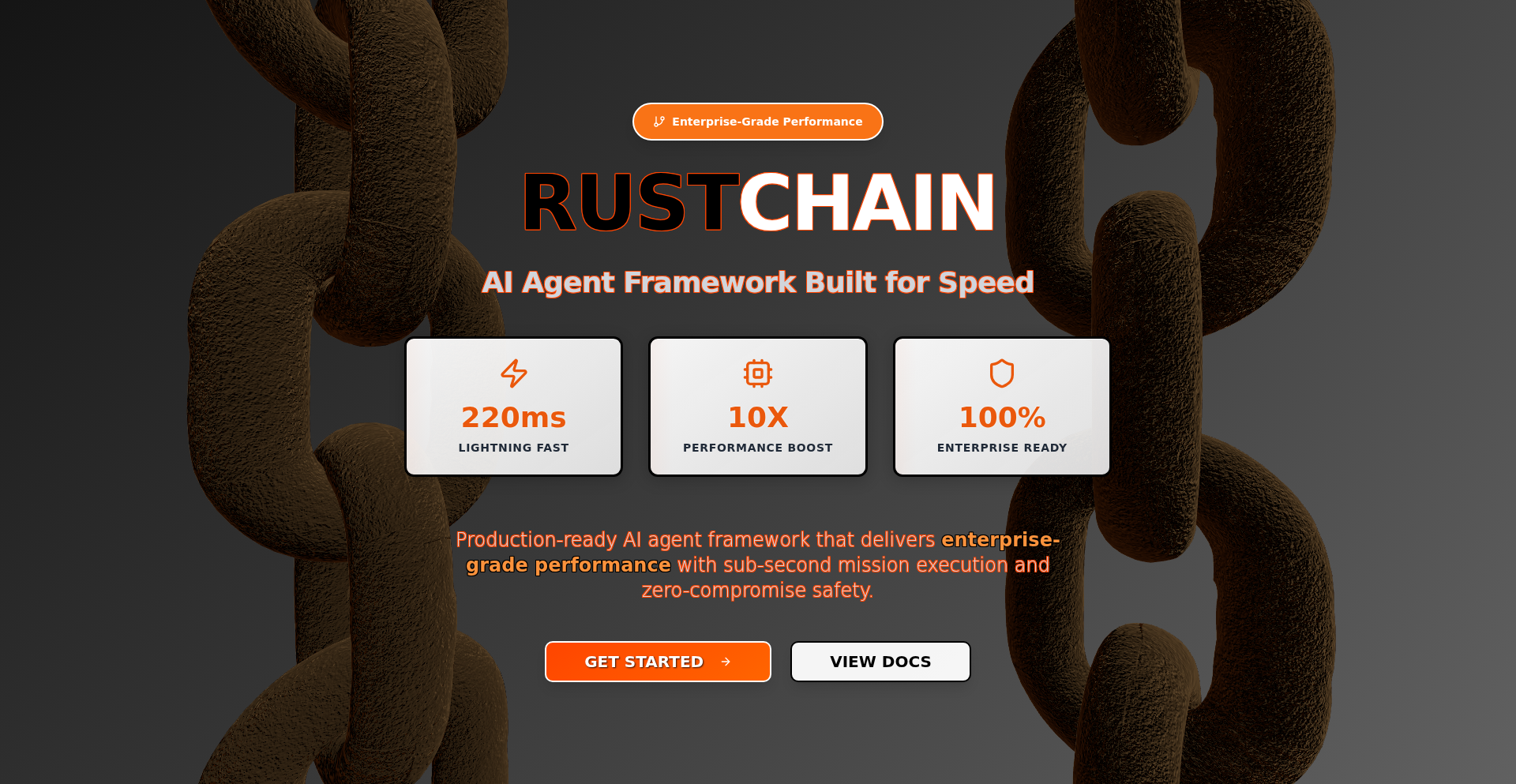 Rustchain: RustツールチェーンAIエージェントフレームワーク