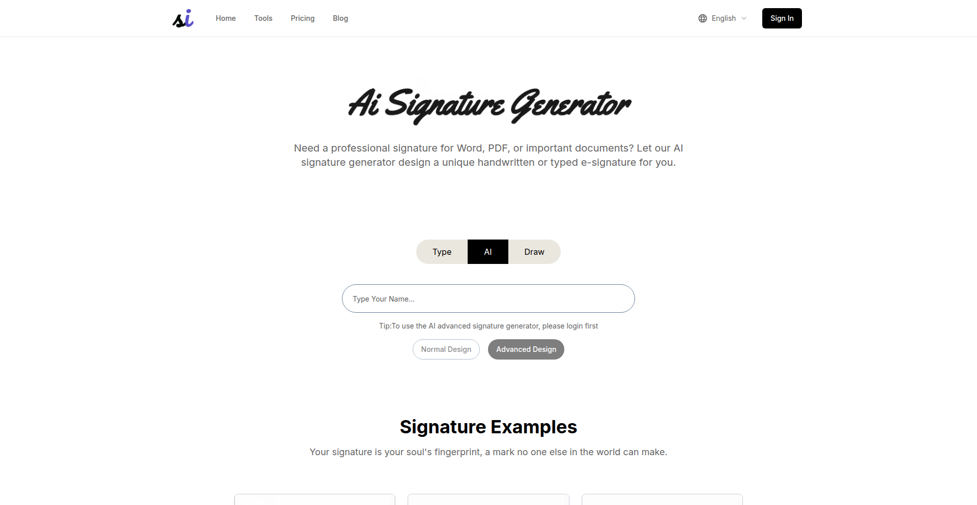 AI Signature Weaver