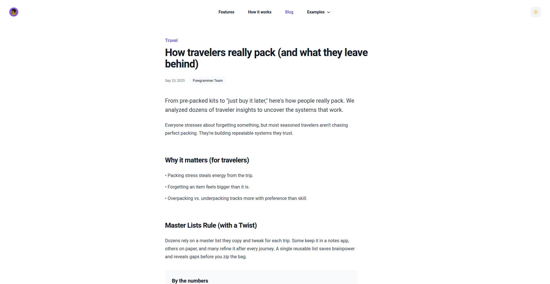 TravelPack Insights