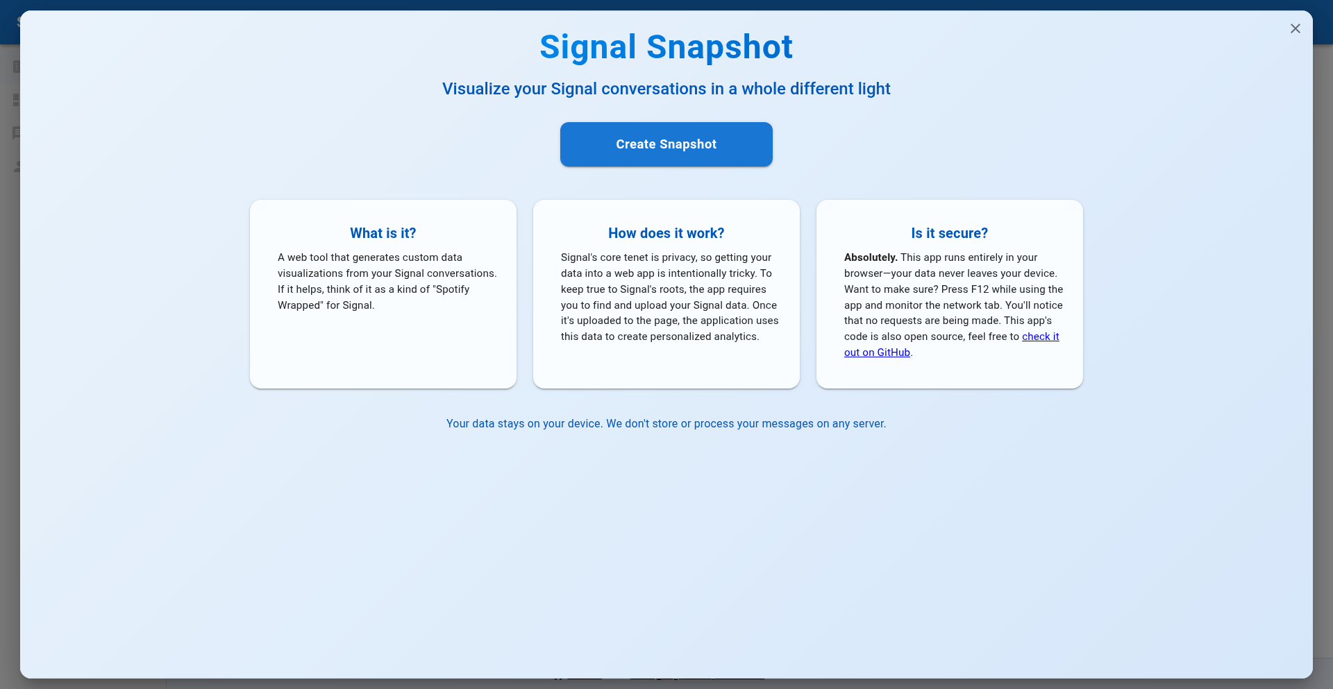 Signal Snapshot