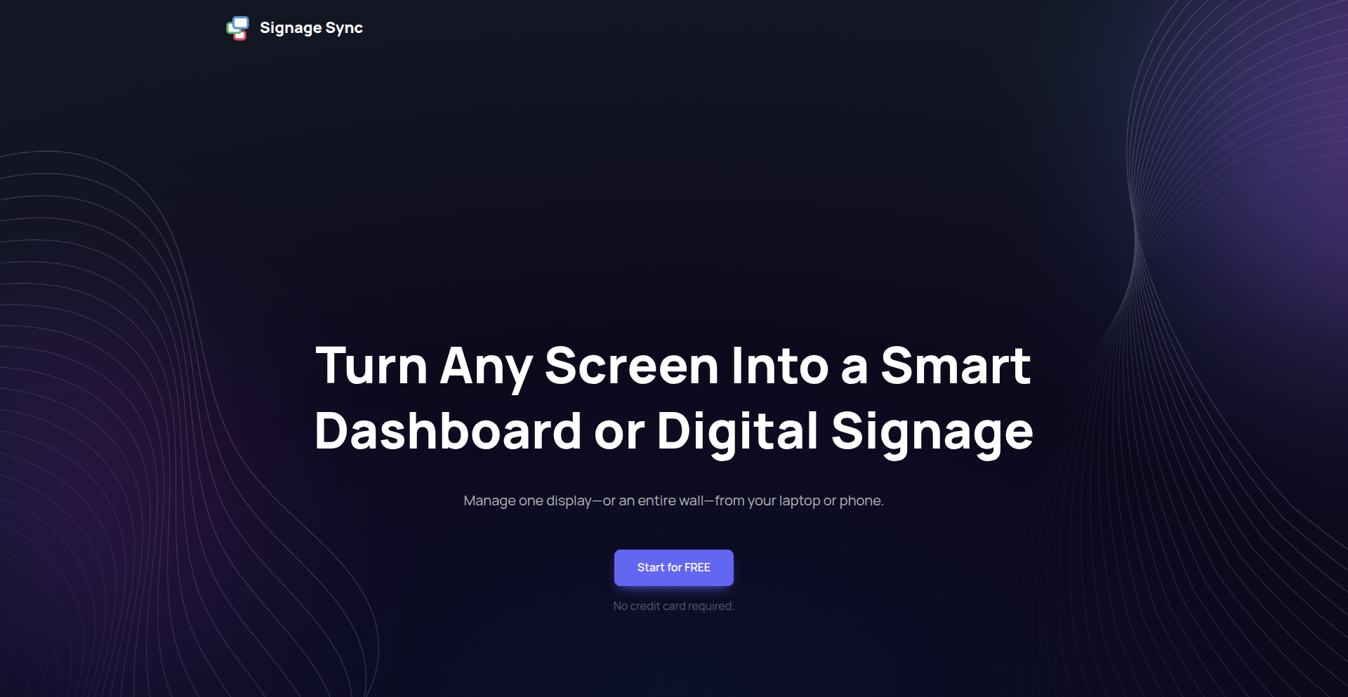 Signage Sync: マルチスクリーン同期キャスト