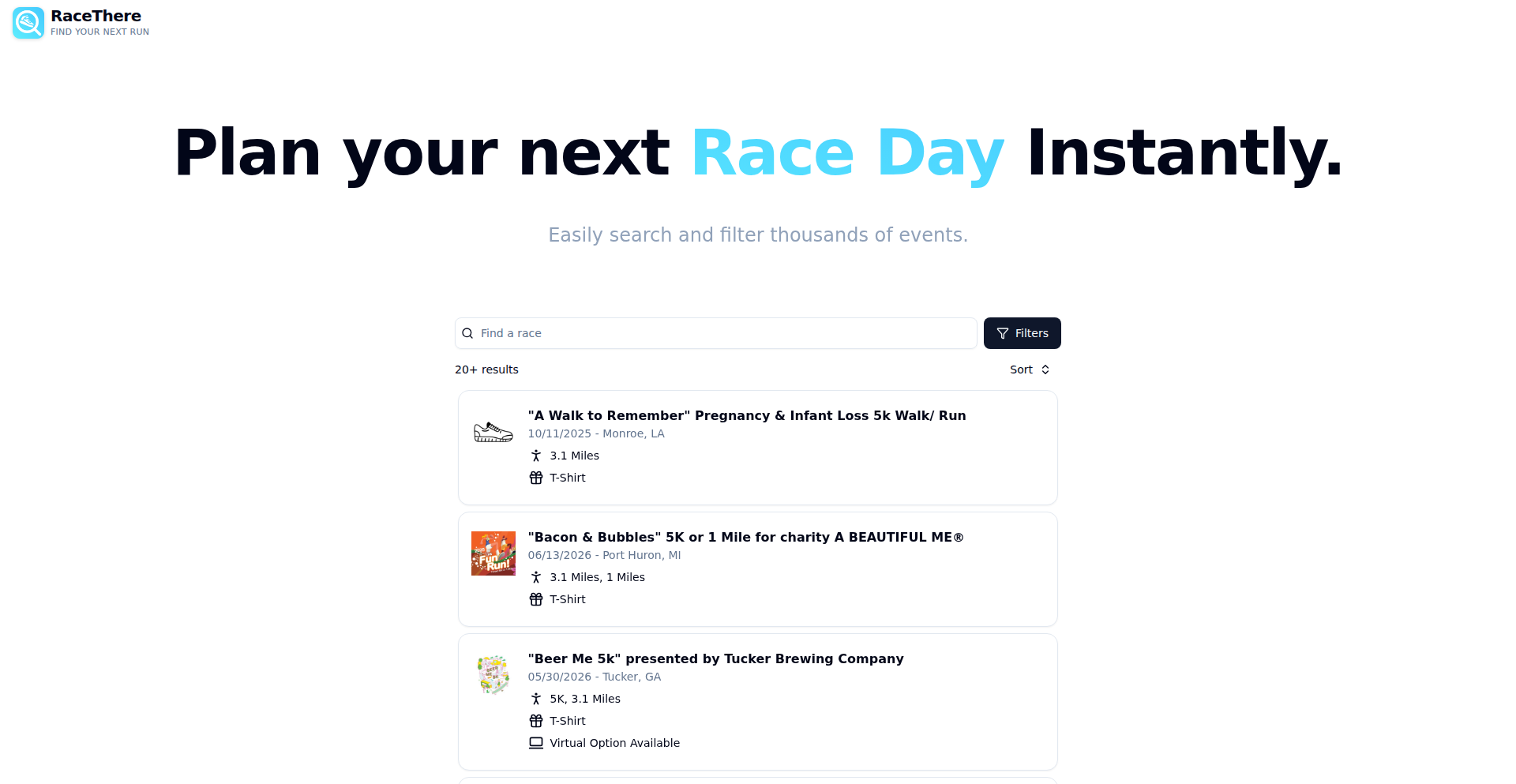 RaceEventFinder