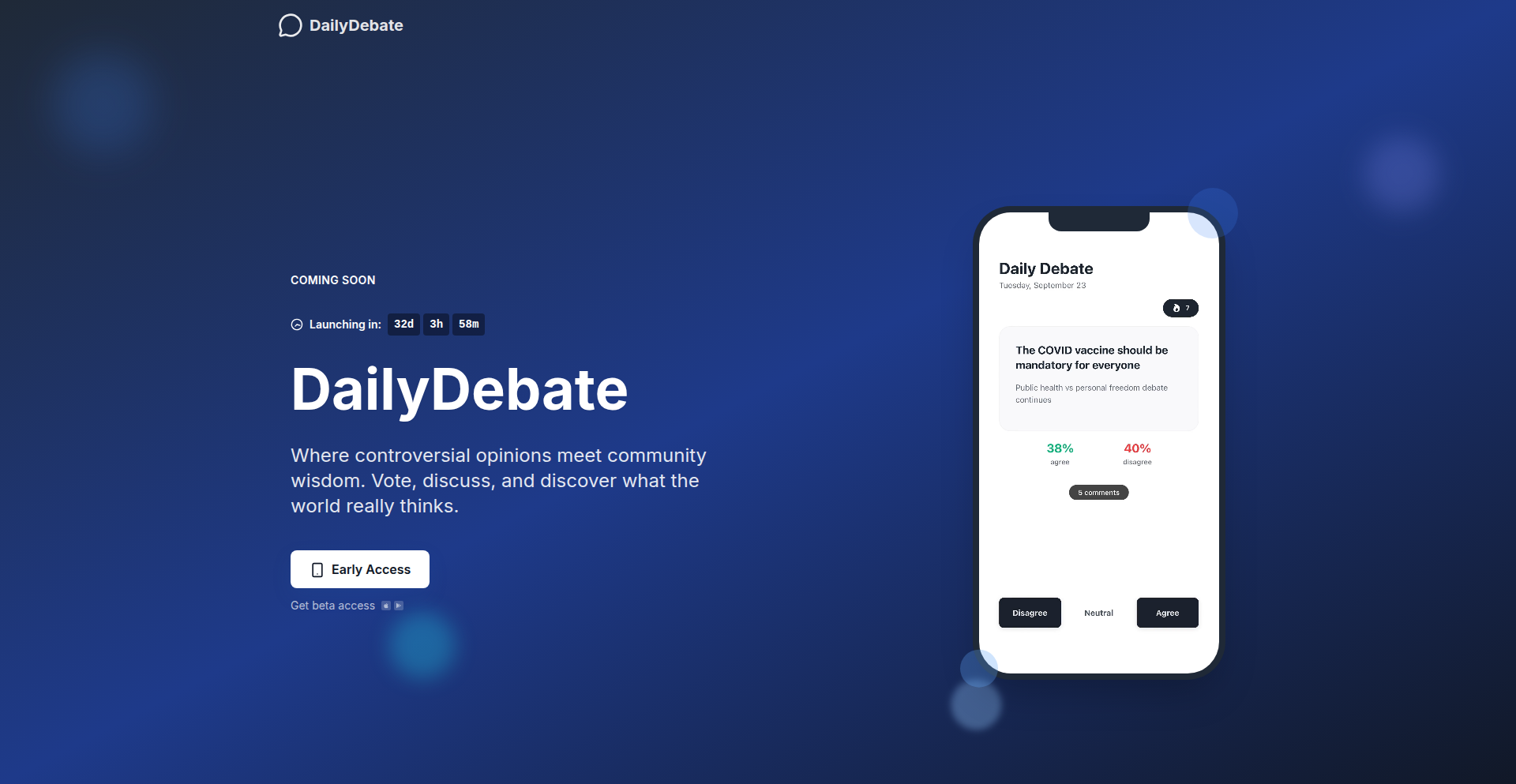 HypedVote Mobile Launchpad