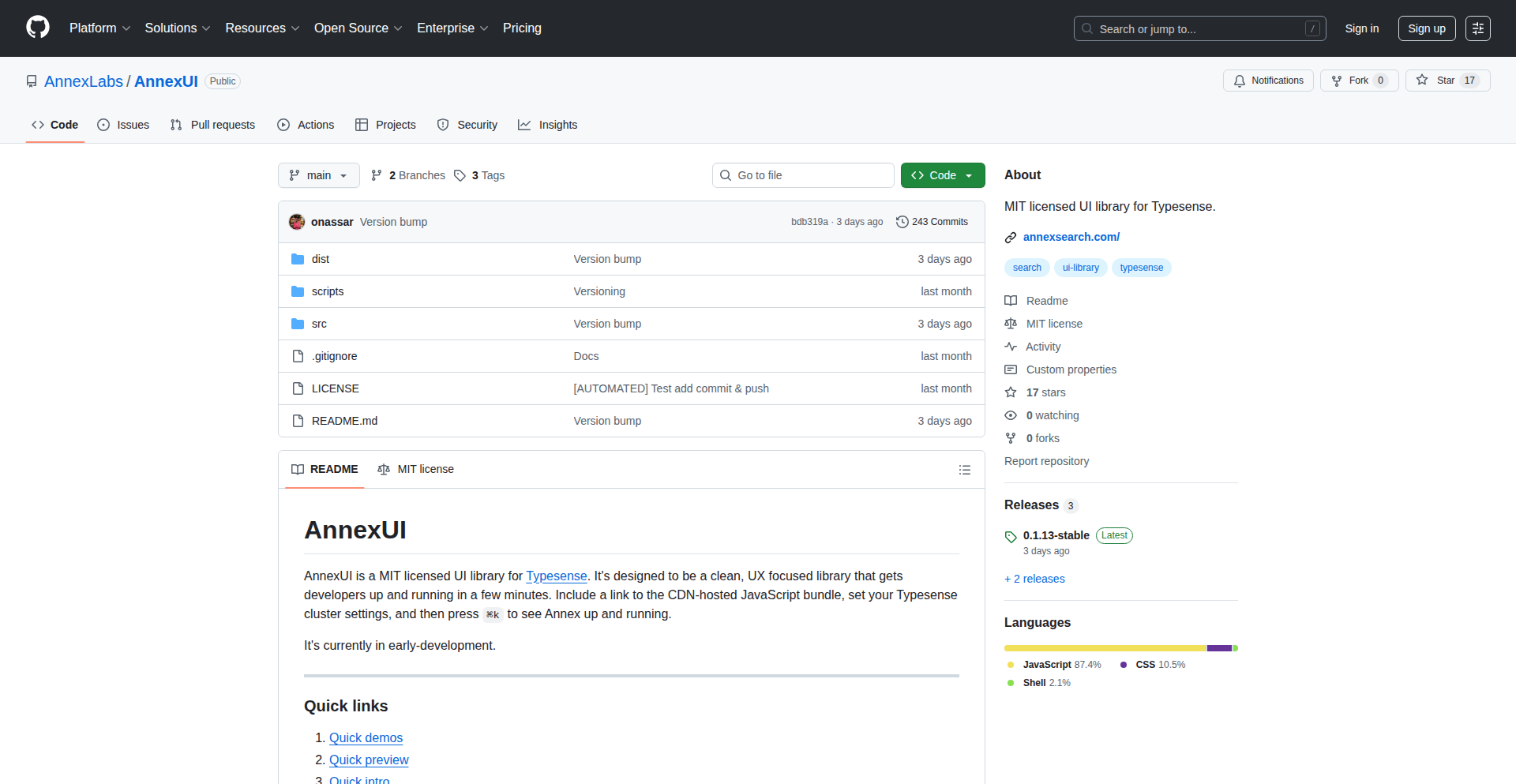 Typesense UI Orchestrator