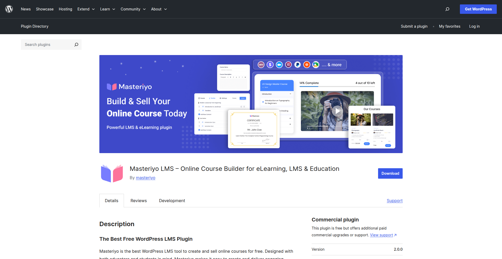 Masteriyo 2.0: 軽量WordPress LMS