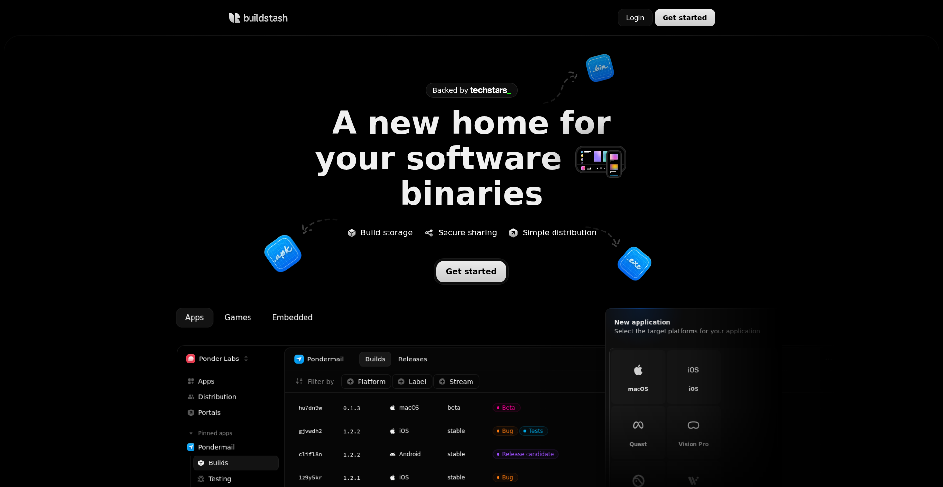 Buildstash: バイナリ管理のハブ
