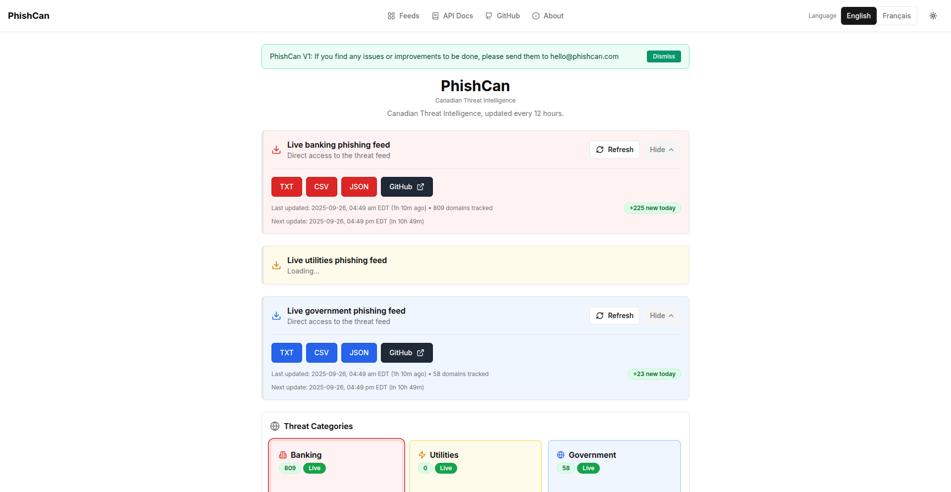 Phishcan: 实时钓鱼域名情报平台