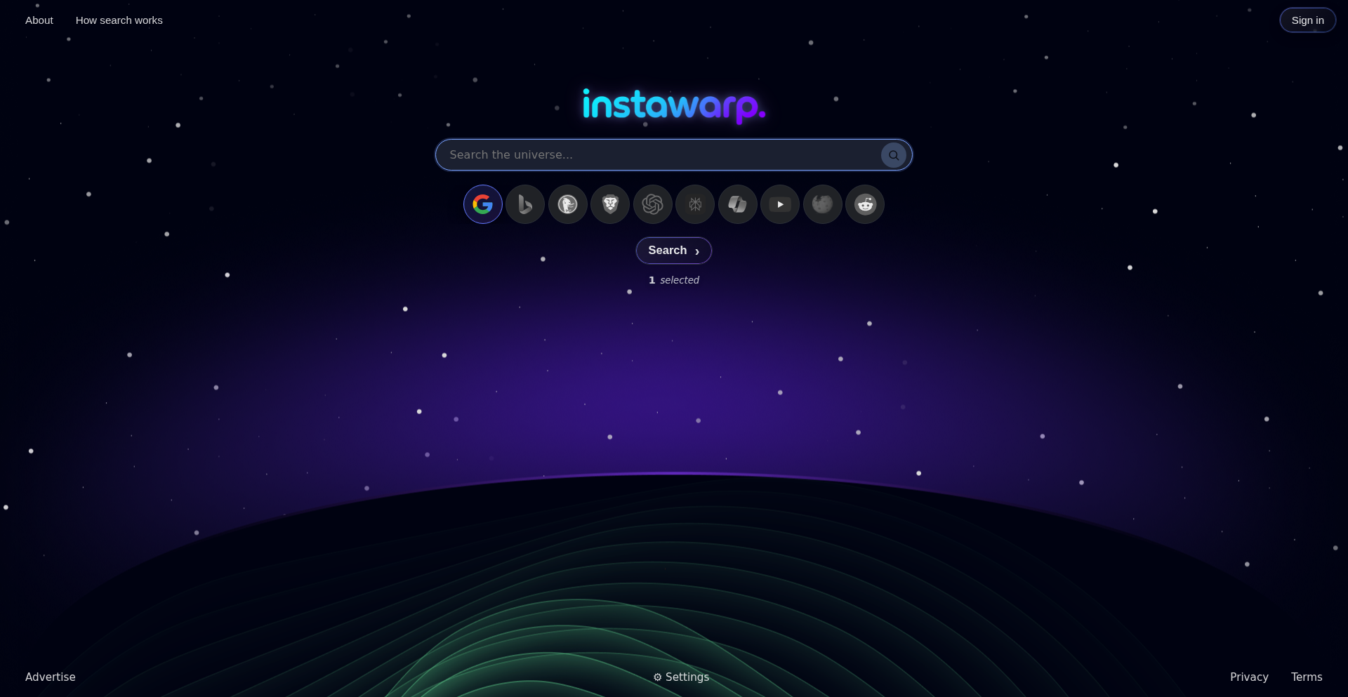 InstaWarp - 検索用語自動補完＆コピーアシスト