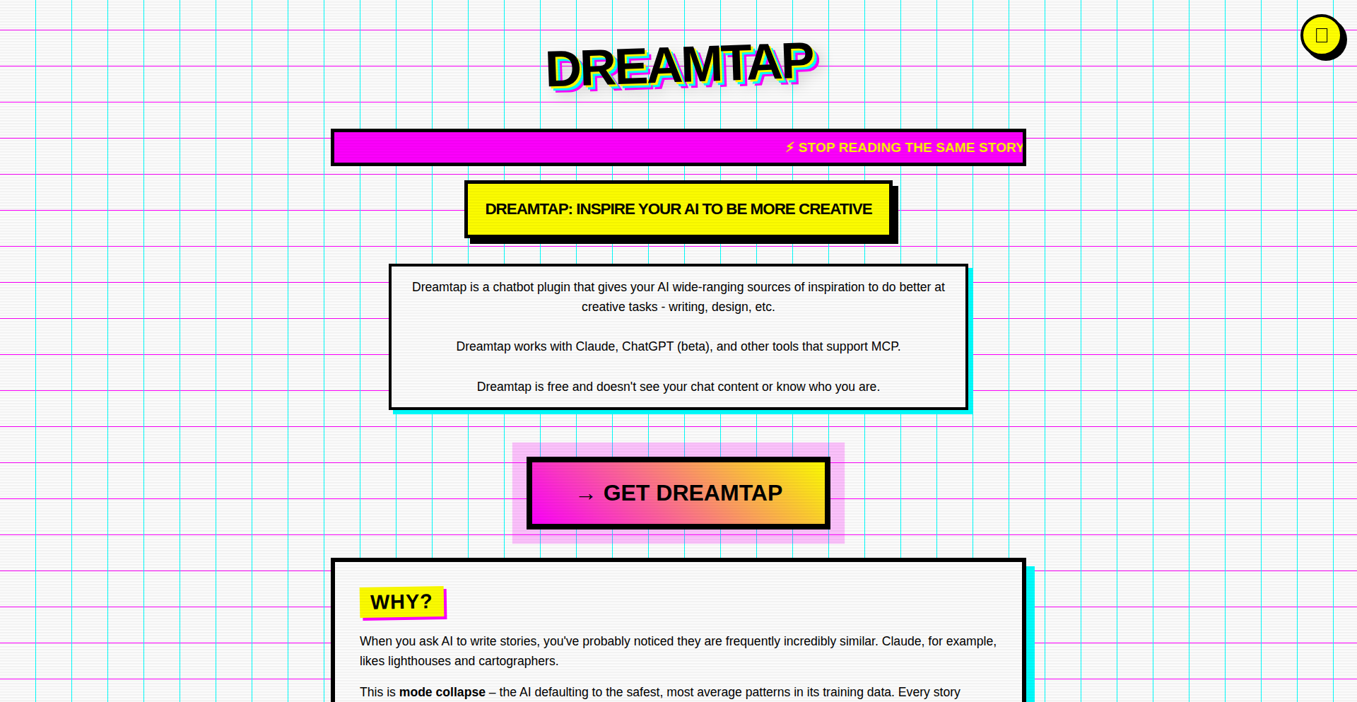 Dreamtap - AI創造性向上プラグイン