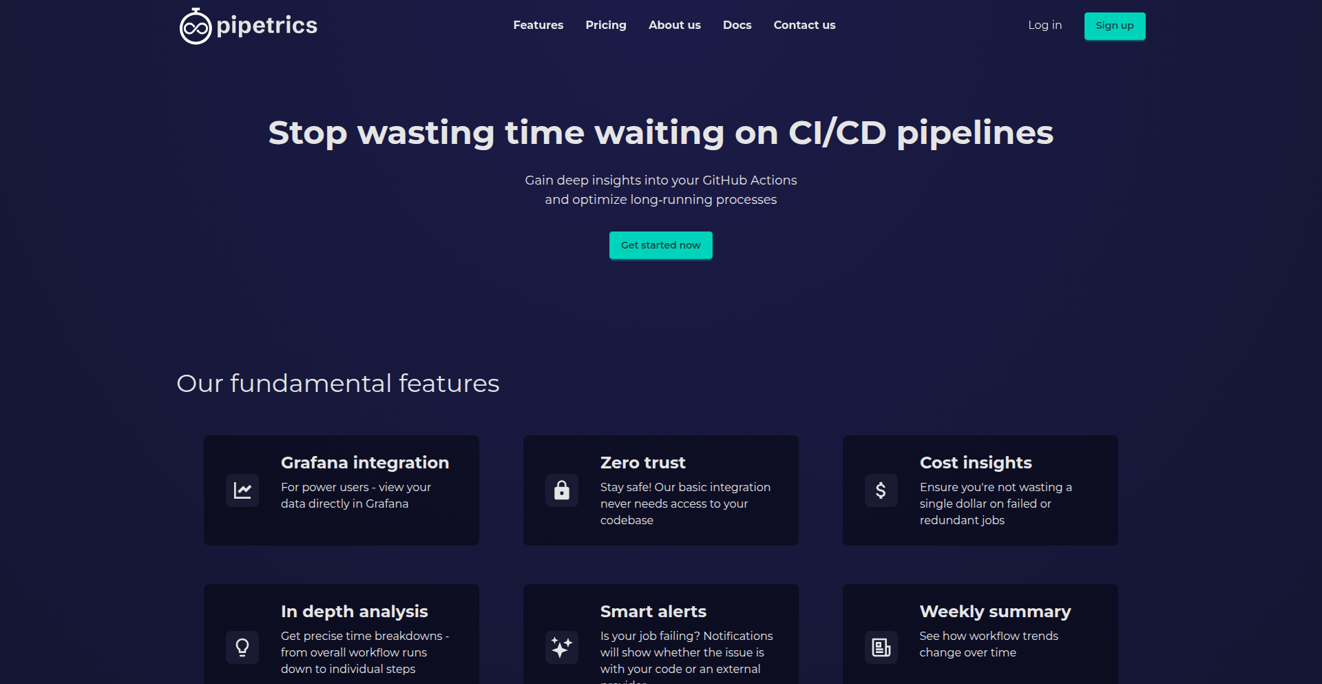 Pipetrics：CI/CDパイプラインのパフォーマンス追跡プラットフォーム