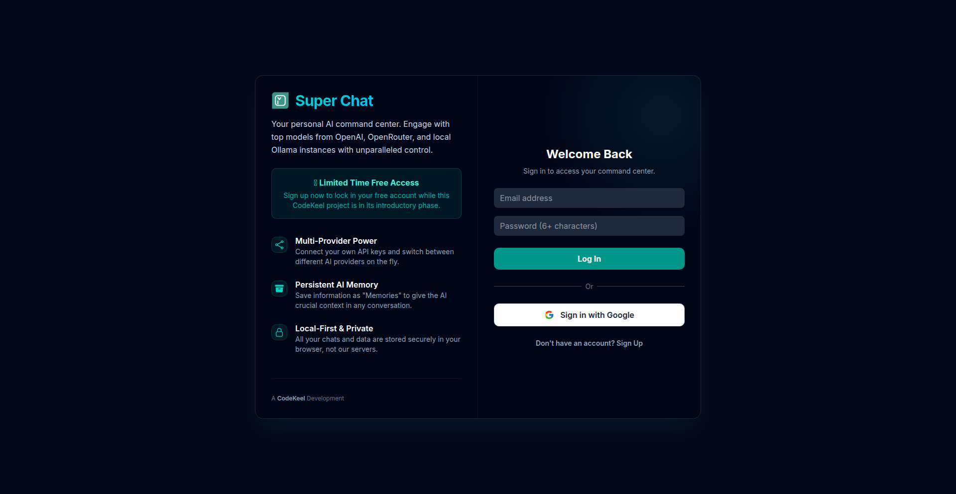 Local-First AI Chat Engine